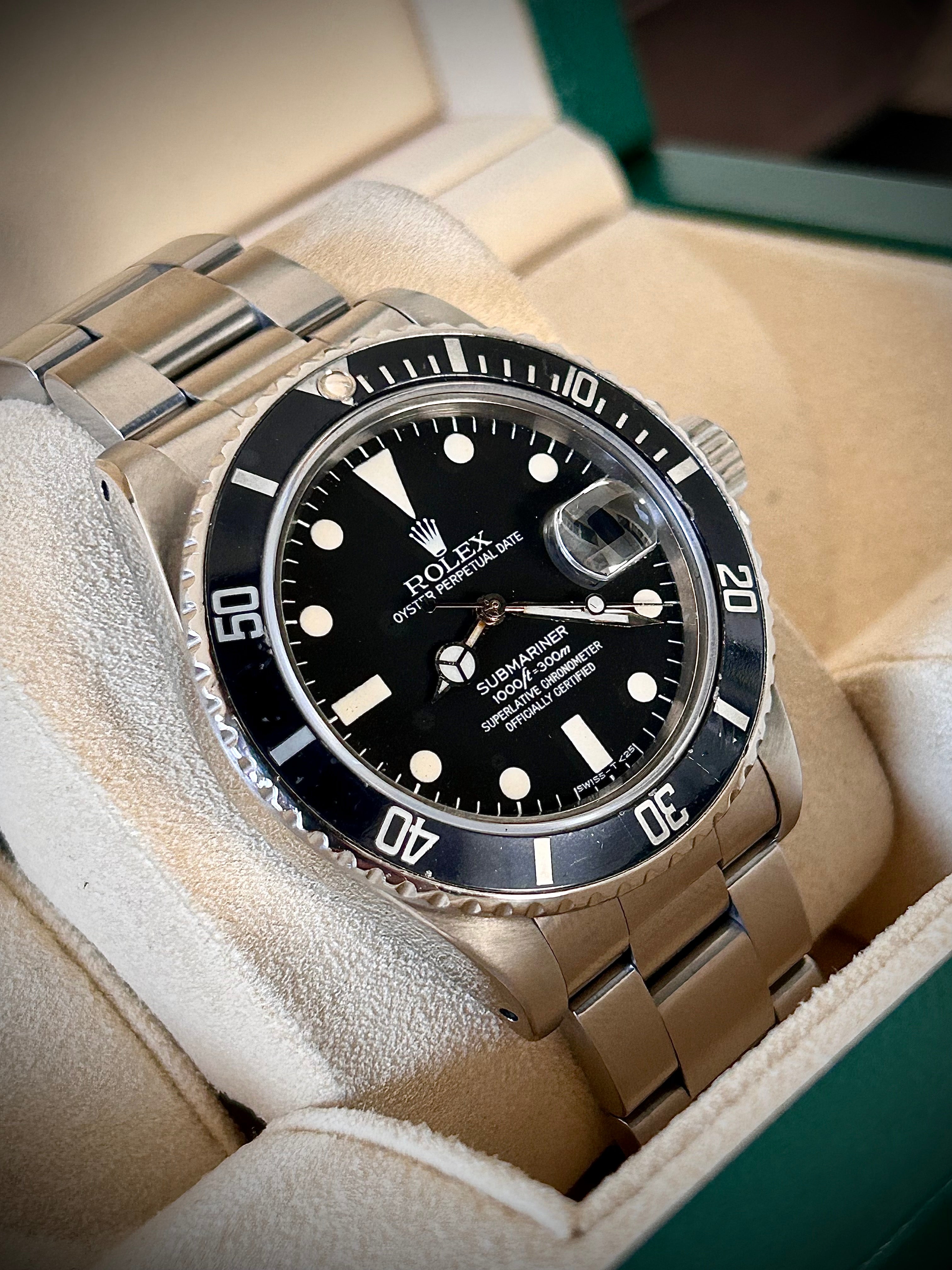 1984 ROLEX SUBMARINER DATE, 16800, WATCH ONLY, INC GST