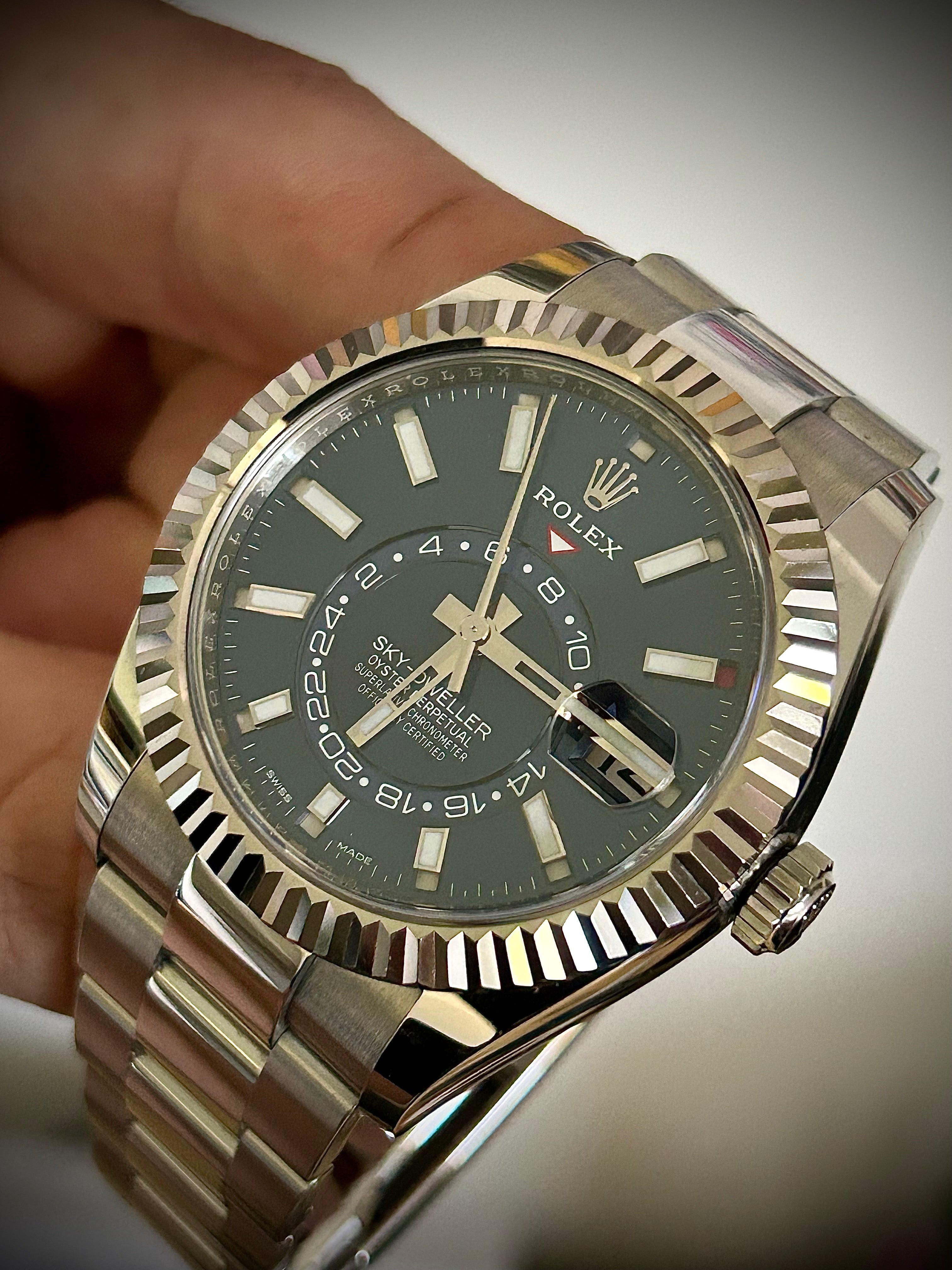 2020 ROLEX SKY DWELLER, BLUE DIAL, OYSTER, 326934, FULL SET, INC GST