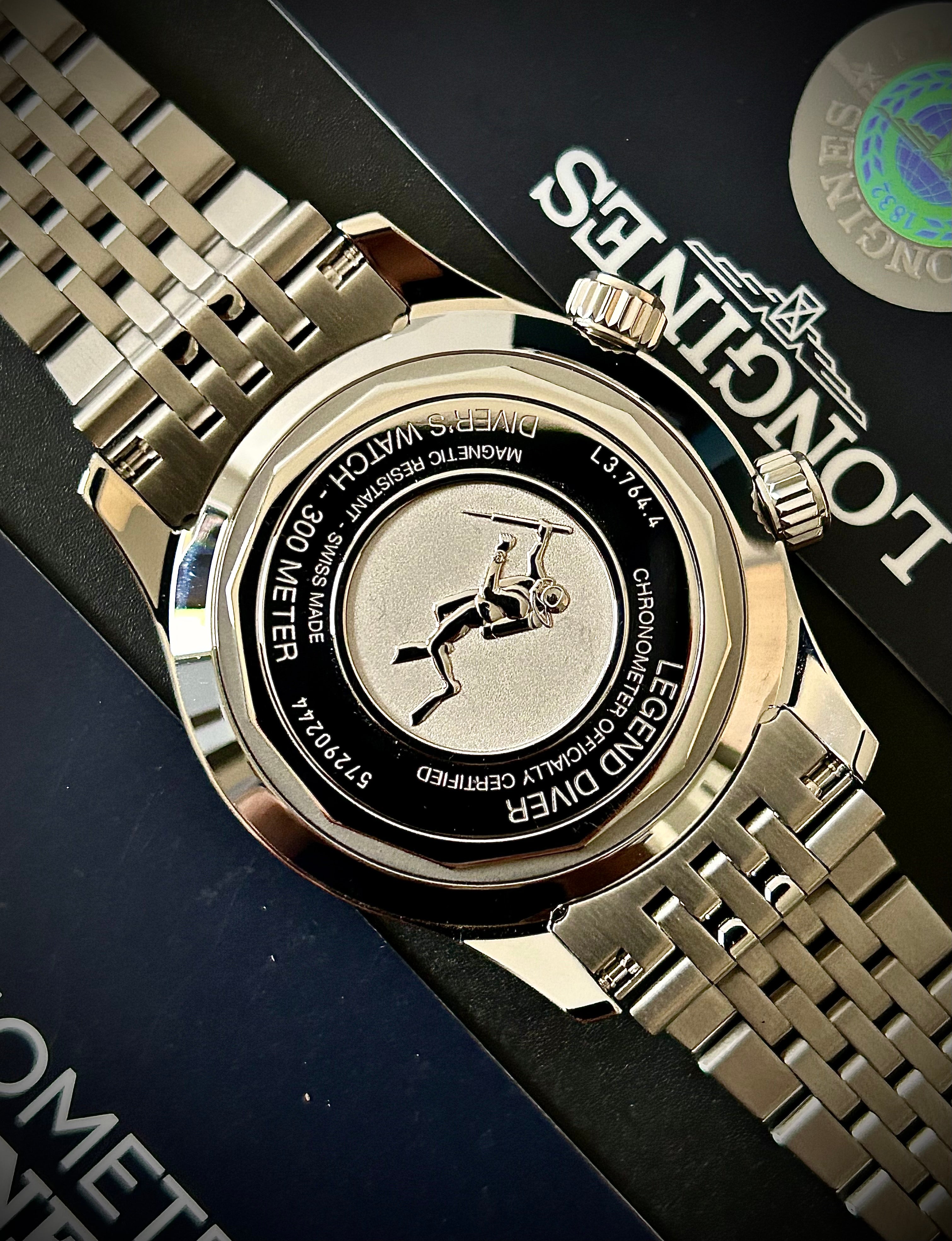 2025 LONGINES LEGEND DIVER, FULL SET, INC GST