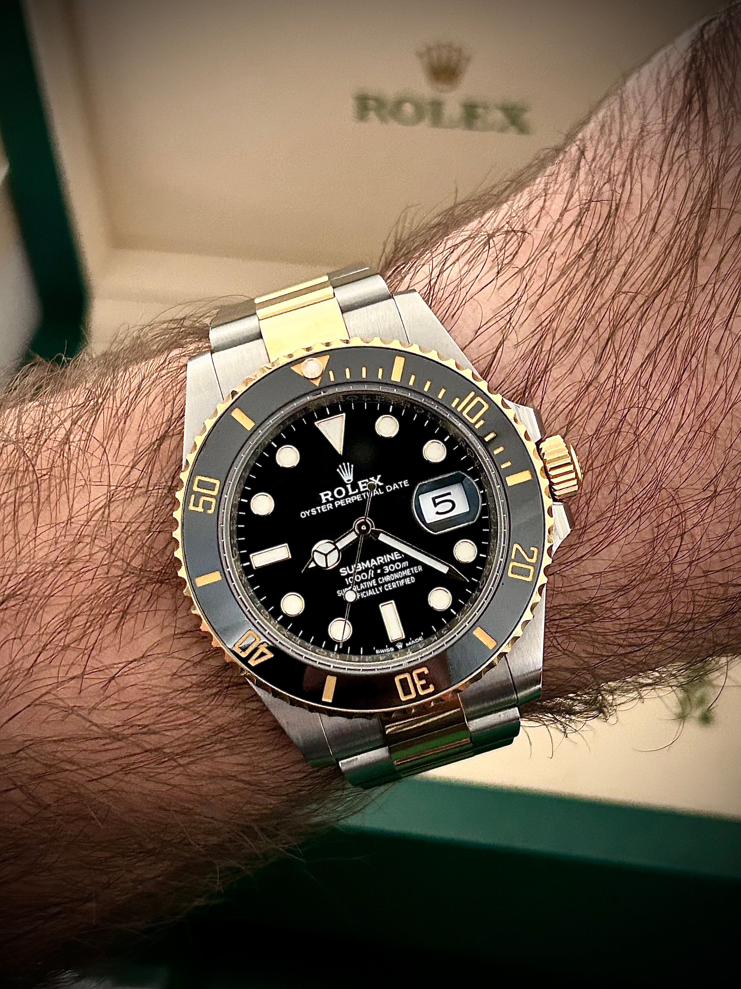 2021 ROLEX SUBMARINER DATE TWO TONE, 126613LN, FULL SET, INC GST