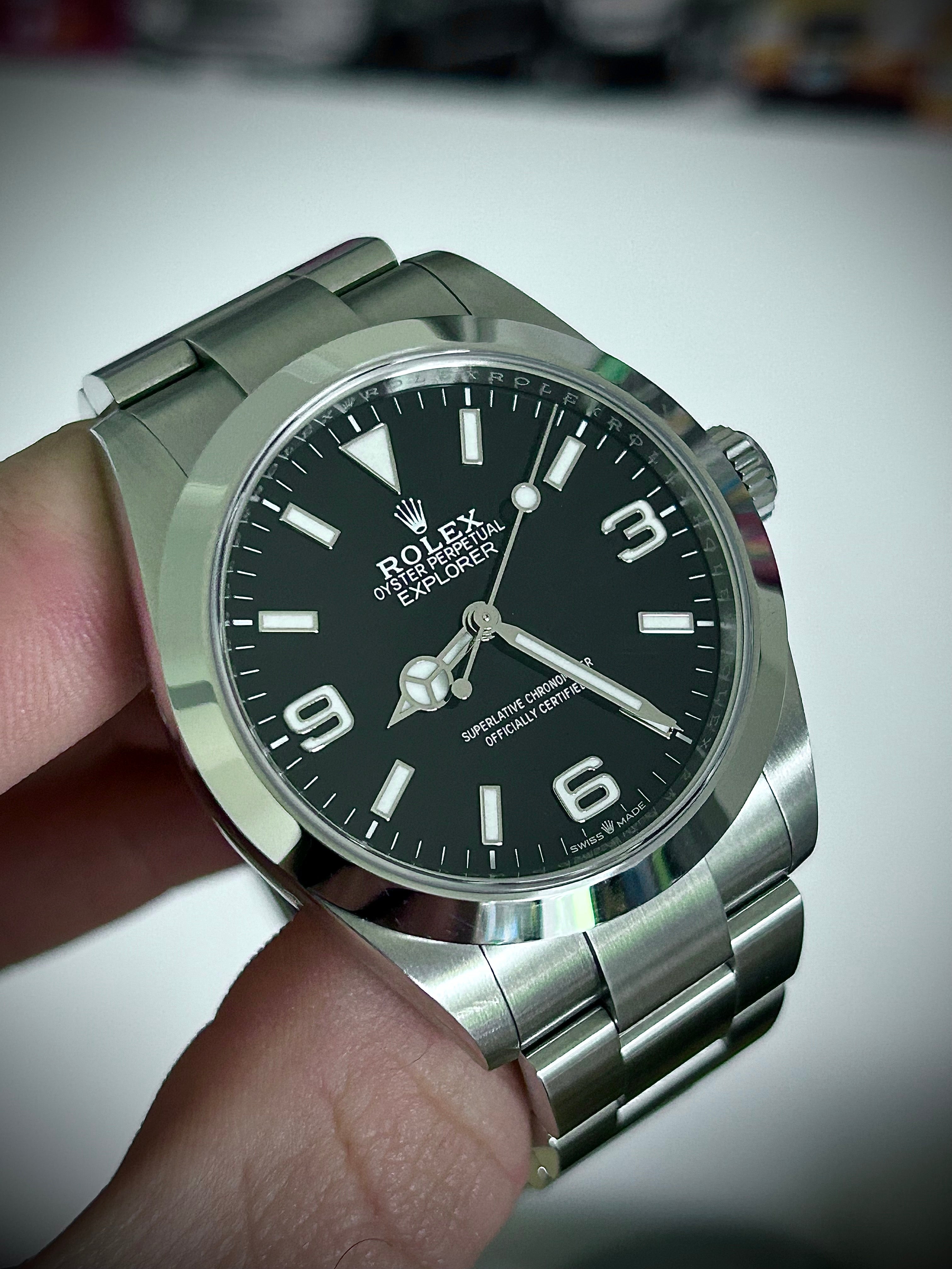 2024 ROLEX EXPLORER 40, 224270, FULL SET, INC GST