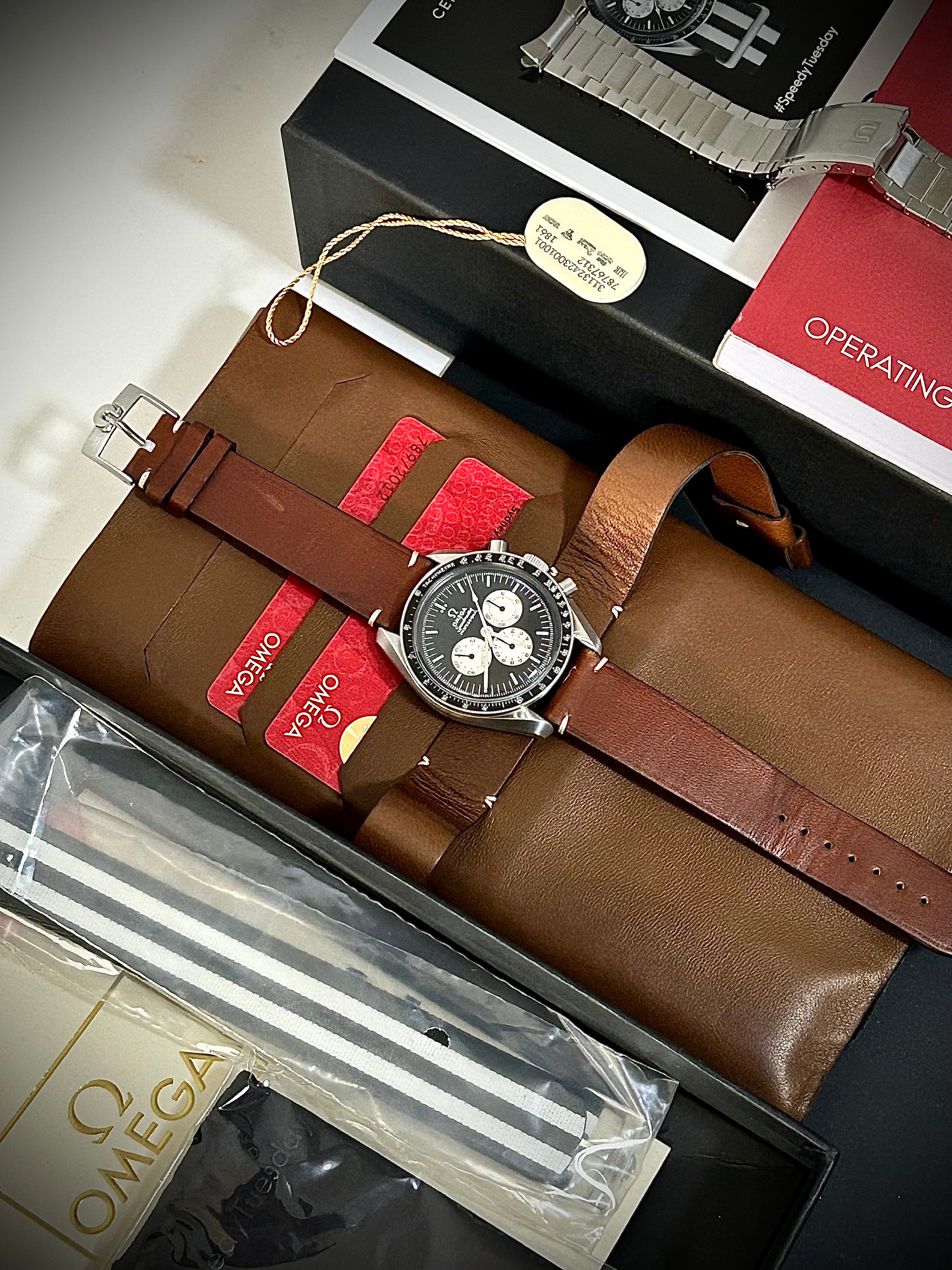 2018 OMEGA SPEEDMASTER SPEEDY TUESDAY TRIBUTE TO ALASKA, FULL SET, INC GST