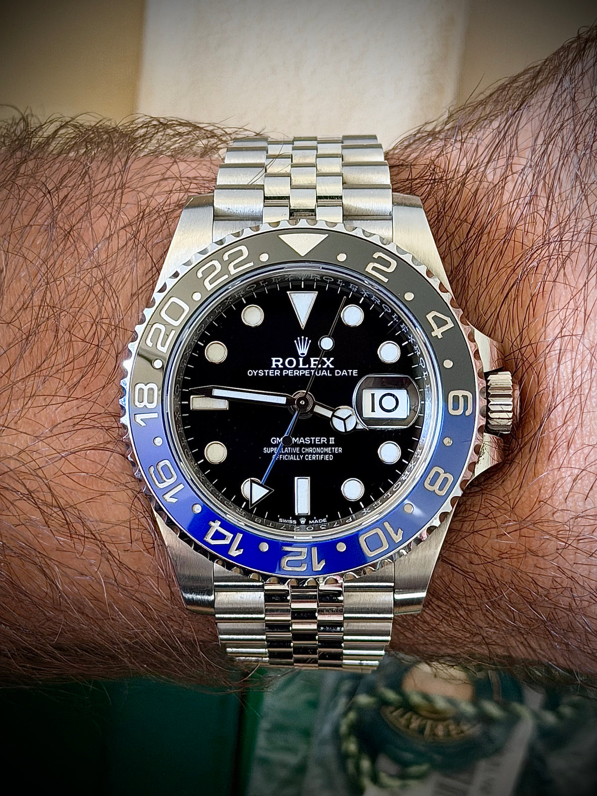 2020 ROLEX GMT-MASTER II “BATGIRL”, 126710BLNR, JUBILEE BRACELET, FULL SET, EXCELLENT CONDITION, INC GST