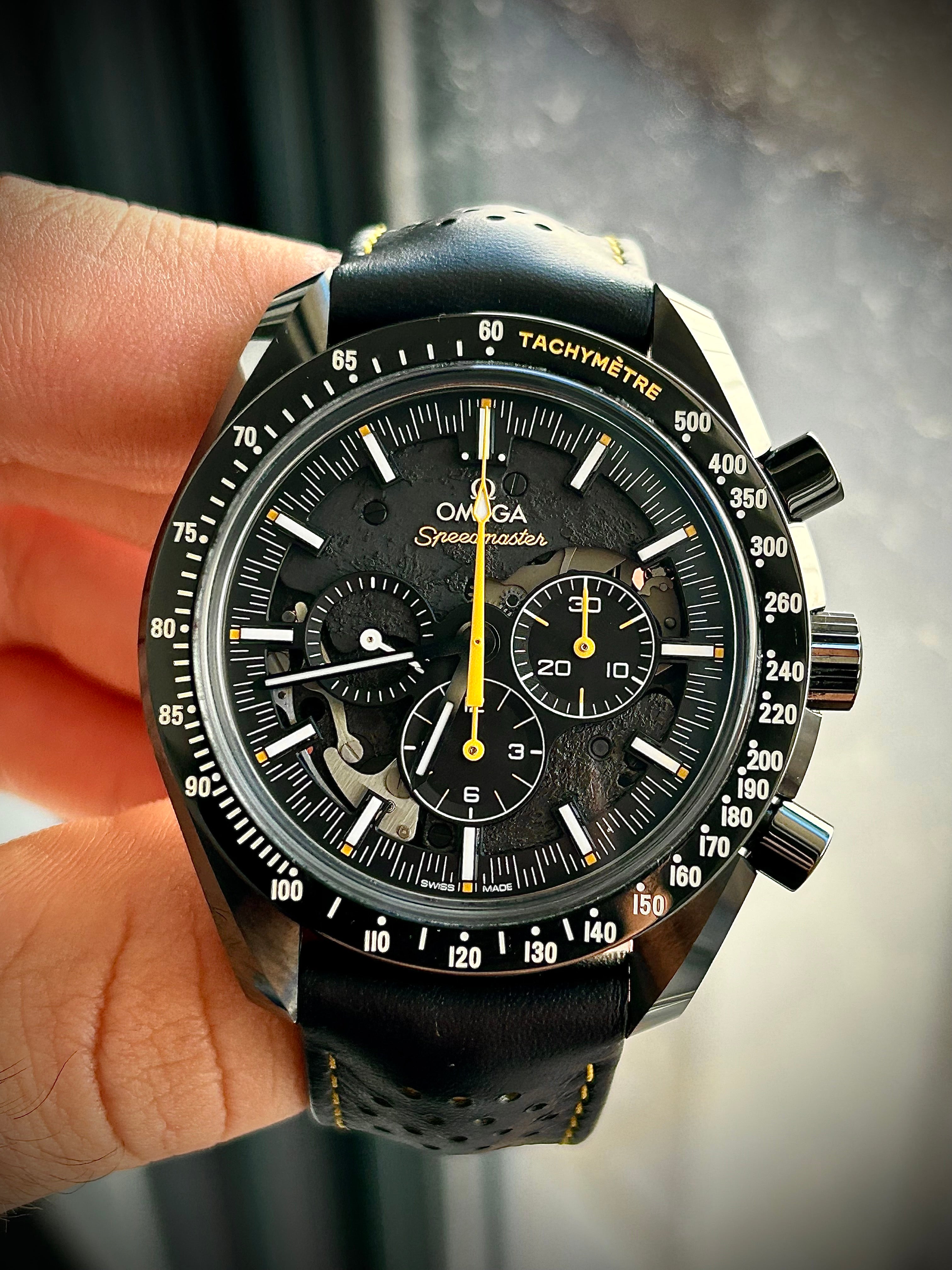 2020 OMEGA SPEEDMASTER APOLLO 8 DARK SIDE OF THE MOON, FULL SET, INC GST