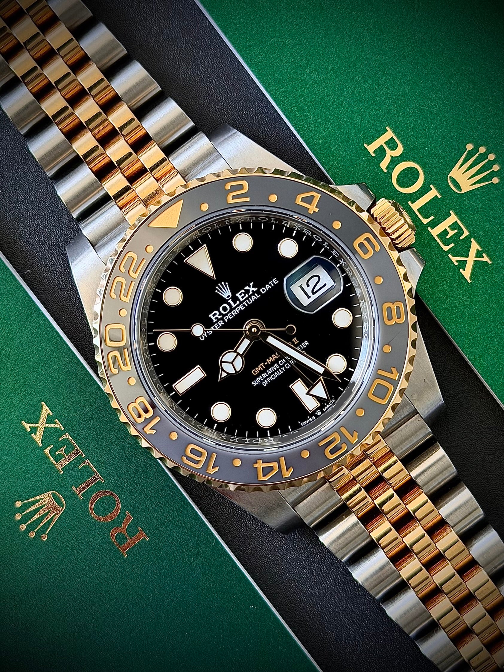 2024 ROLEX GMT MASTER II, ZOMBIE, 126713GRNR, FULL SET, INC GST