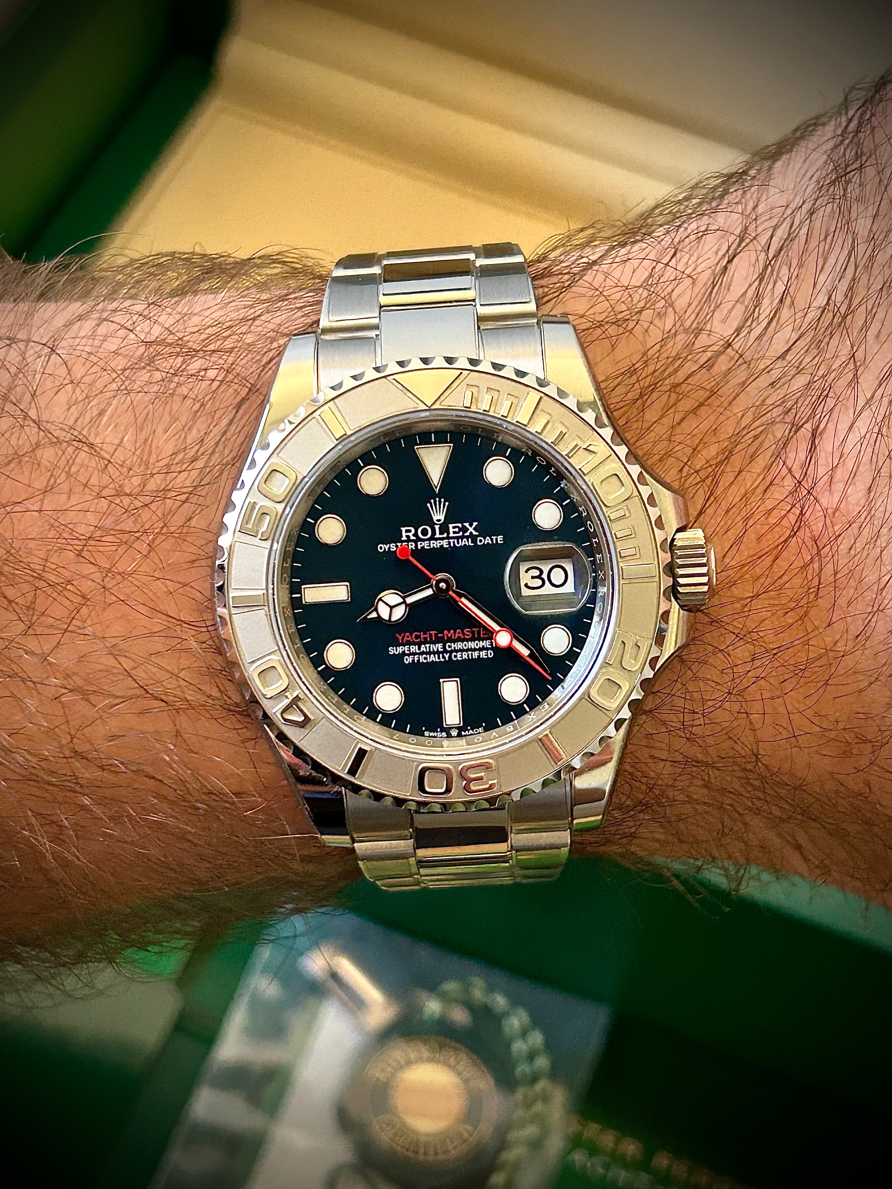 2025 ROLEX YACHT-MASTER 40, BLUE DIAL, 126622, FULL SET