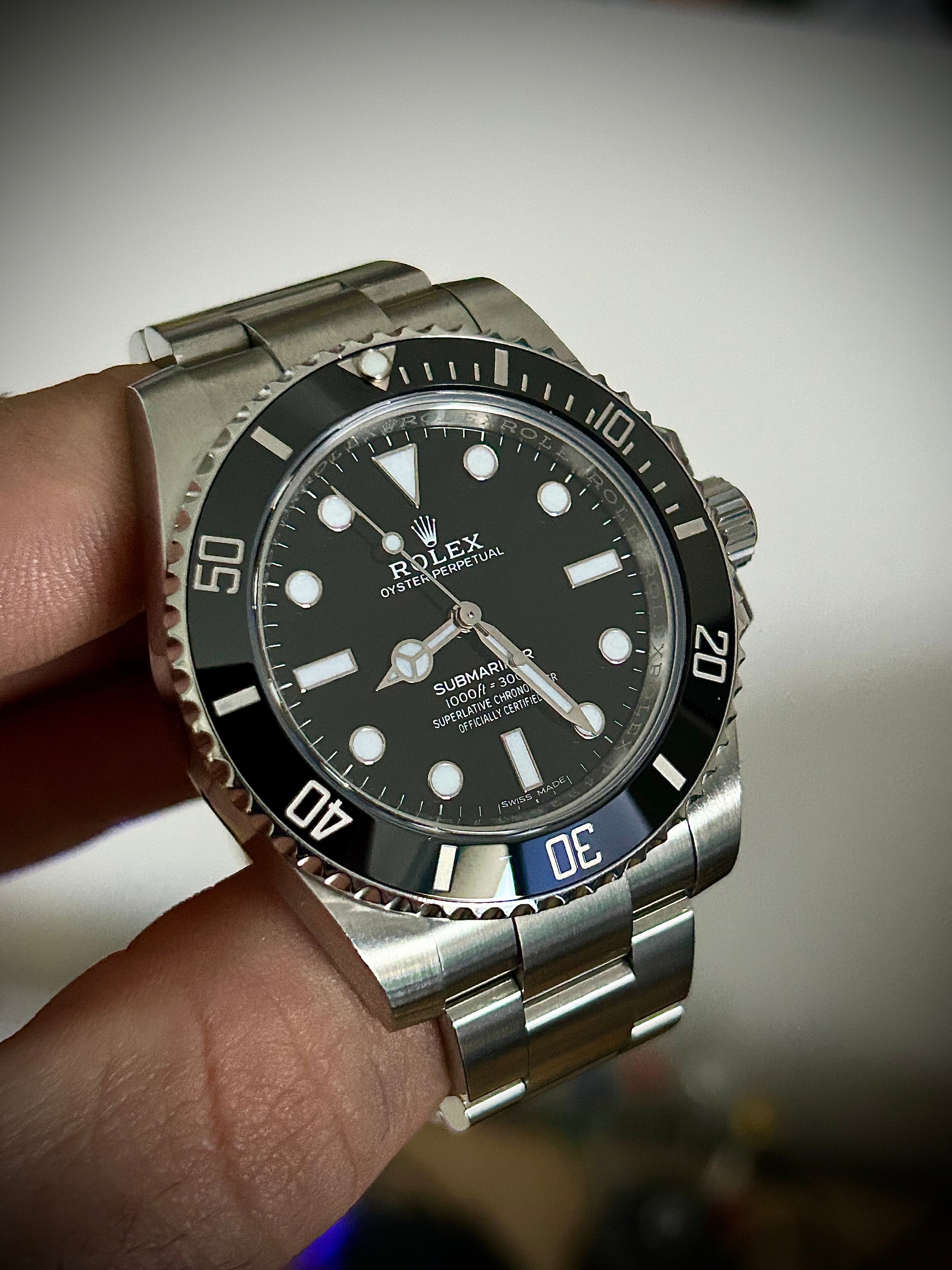 2018 ROLEX SUBMARINER NO DATE, 114060, FULL, INC GST