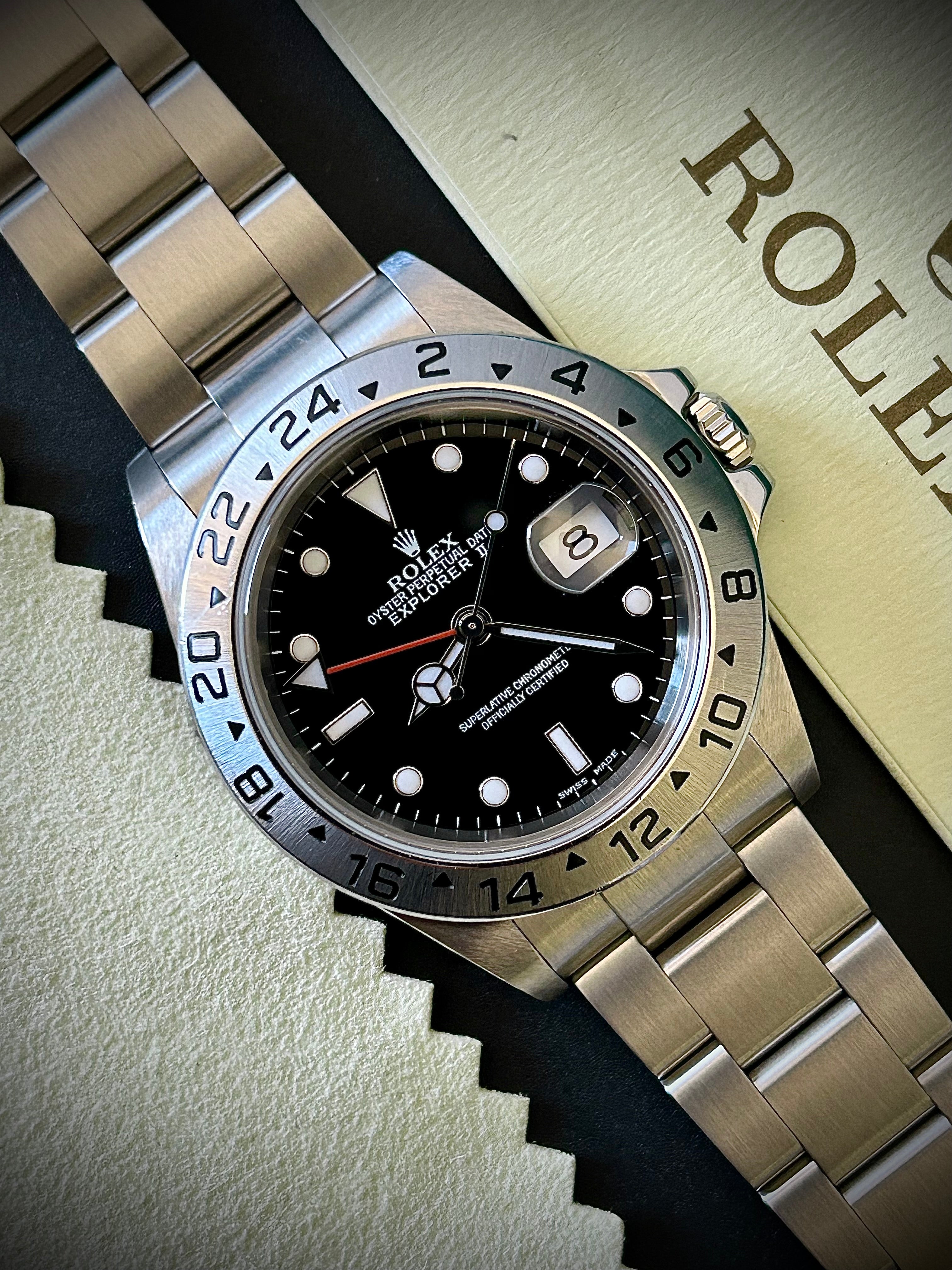 2002 ROLEX EXPLORER II, 16570, WATCH ONLY, INC GST