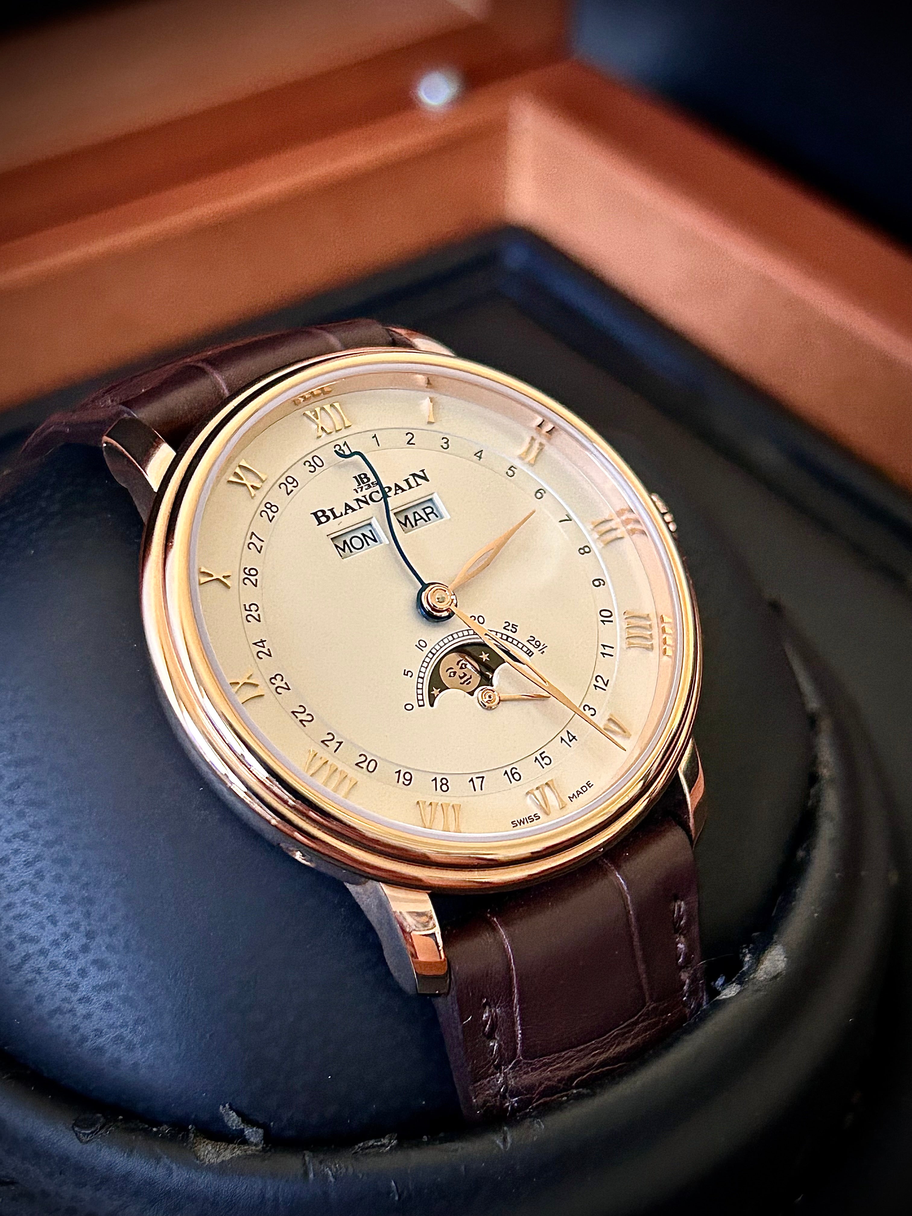 2020 BLANCPAIN VILLERET QUANTÍEME COMPLET, FULLY SERVICED, 6264 3642 55B, FULL SET, INC GST