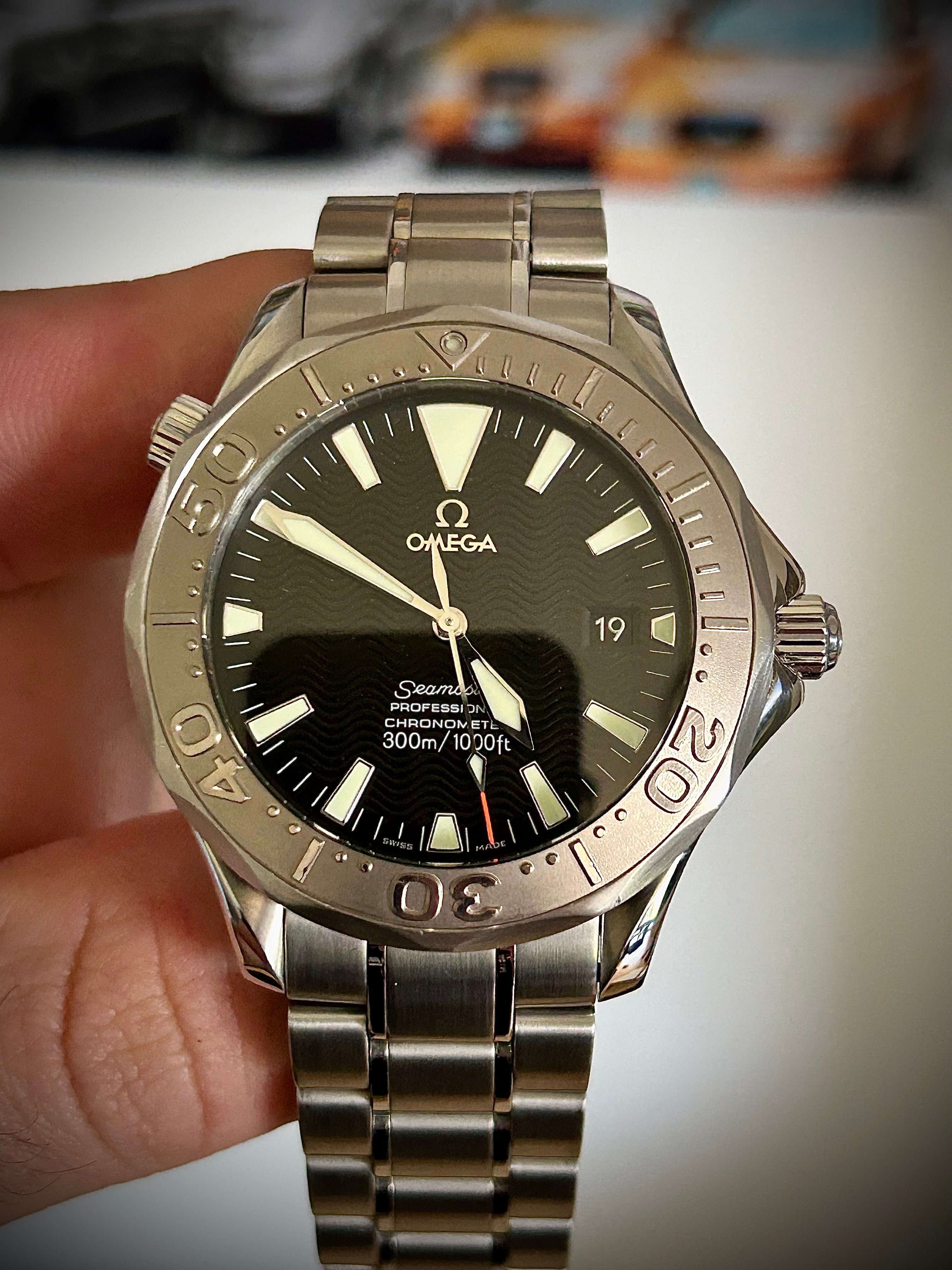 2006 OMEGA SEAMASTER 300, 2230.50, FULLY SERVICED, FULL SET, INC GST