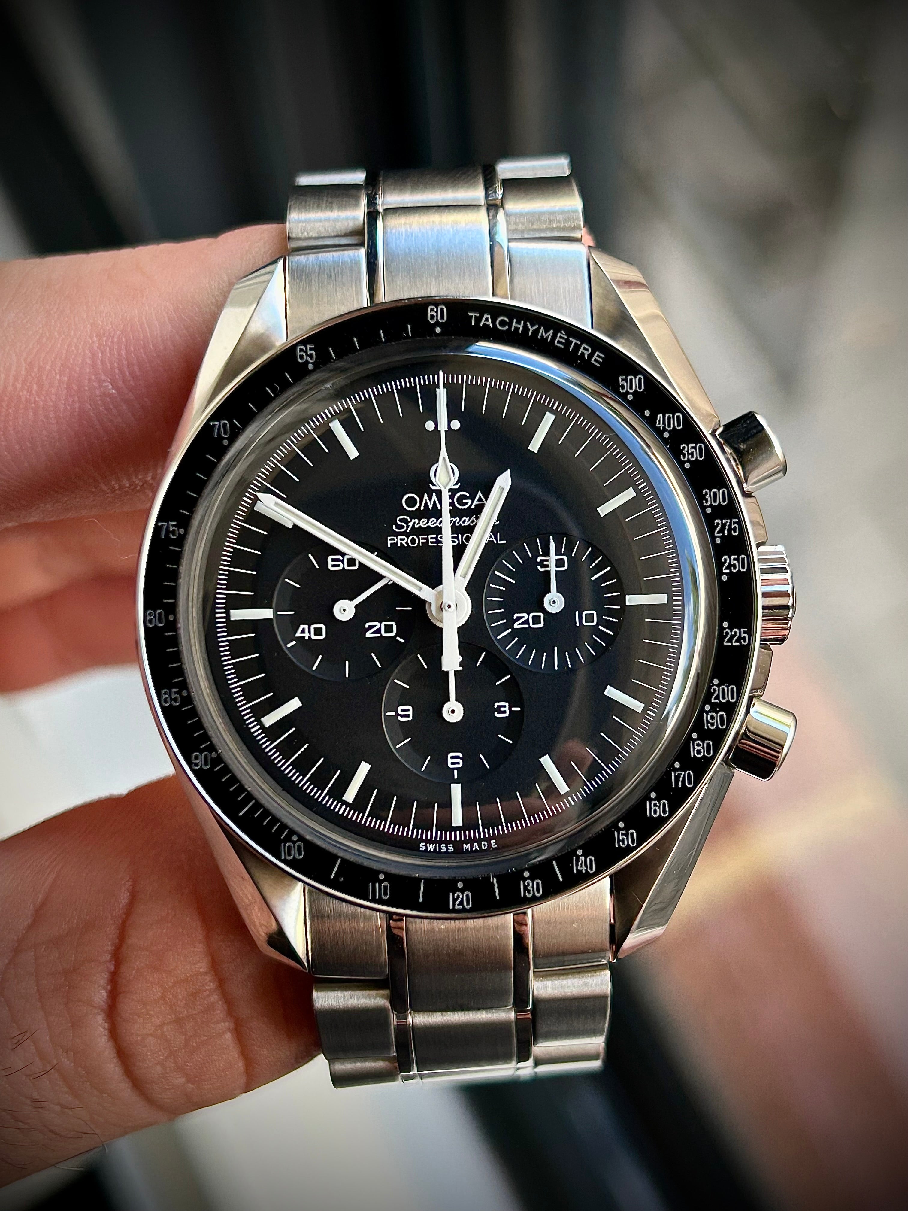 2015 OMEGA SPEEDMASTER PROFESSIONAL, FULL SET, INC GST