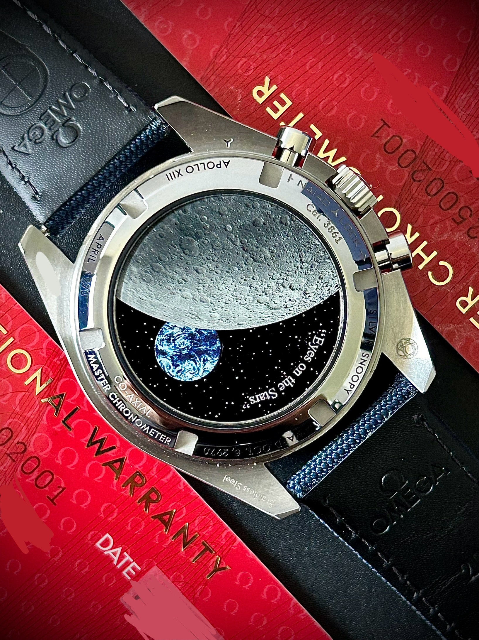 2025 OMEGA SPEEDMASTER SILVER SNOOPY, FULL SET, INC GST