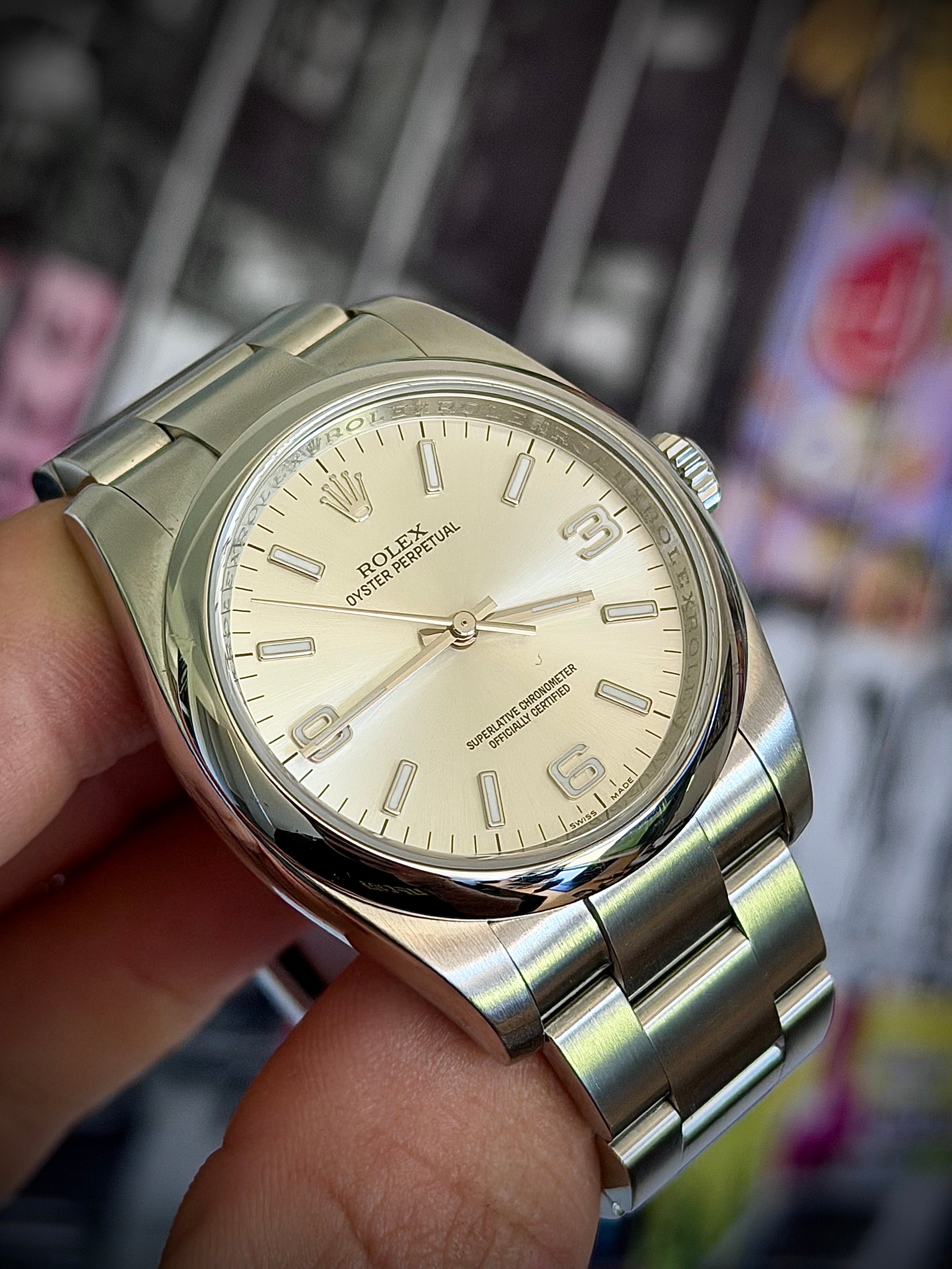 2012 ROLEX OYSTER PERPETUAL 36, FULL SET, INC GST