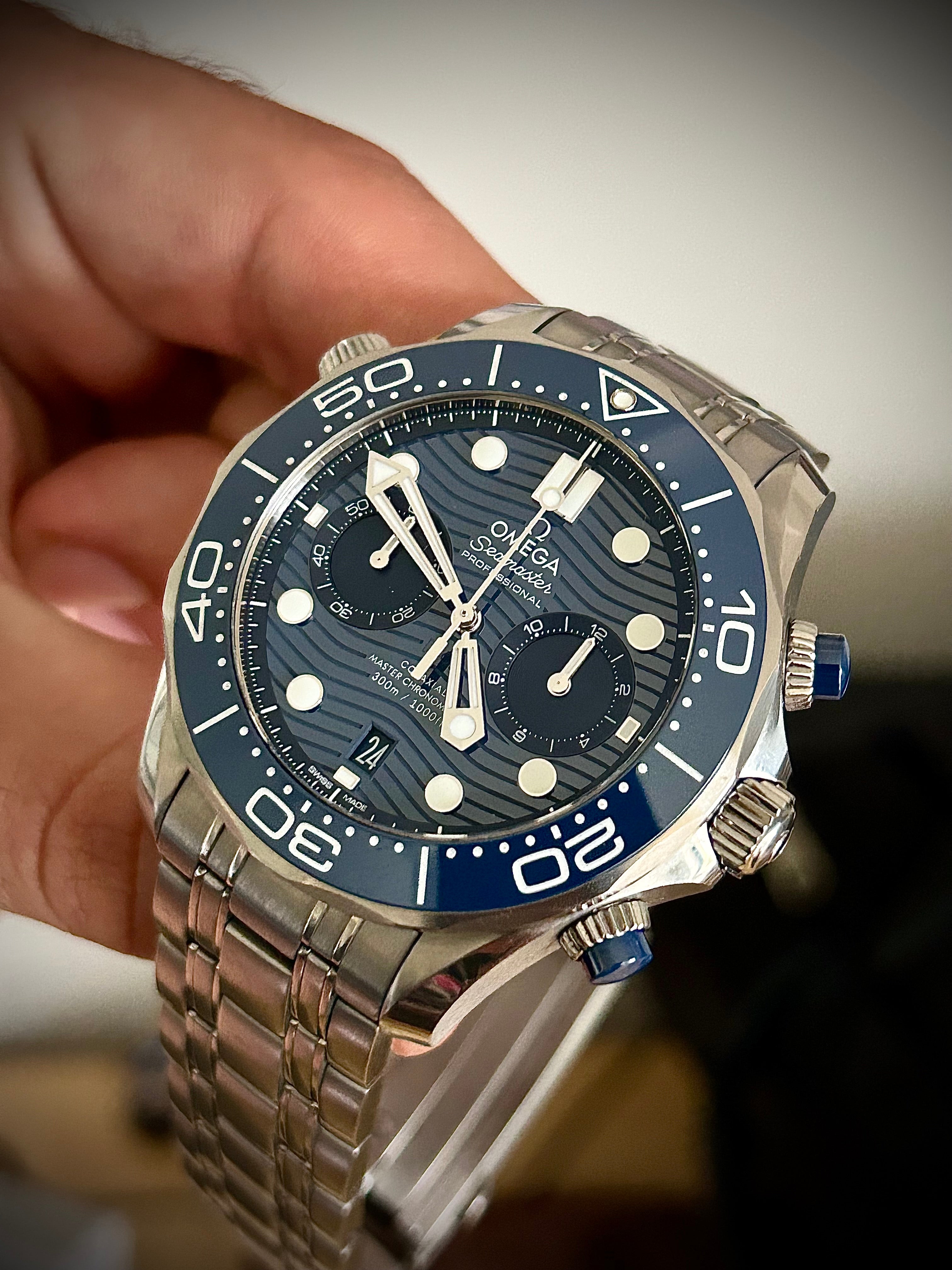 2021 OMEGA SEAMASTER CHRONOGRAPH 300M, 44MM, FULL SET, INC GST