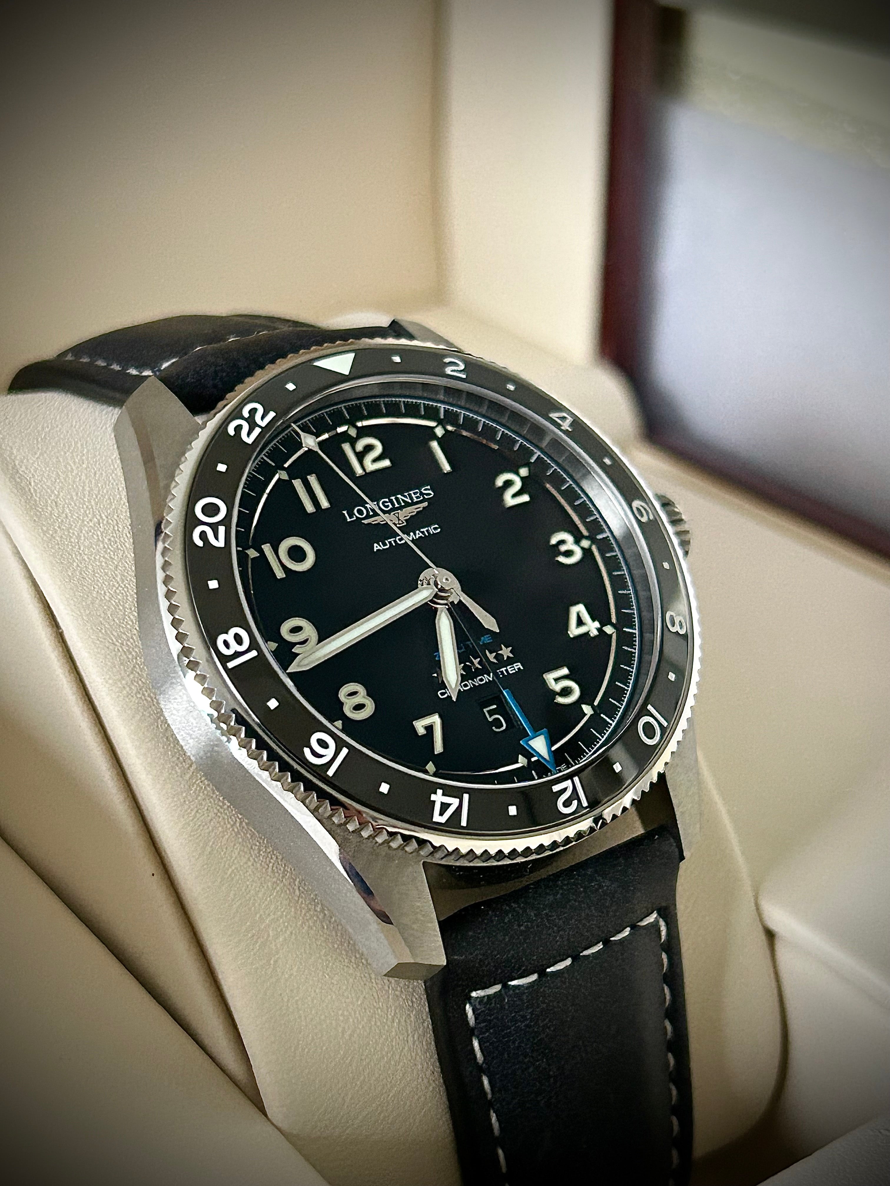 2023 LONGINES SPIRIT ZULU TIME 42MM, L3.812.4.53.2, FULL SET, INC GST