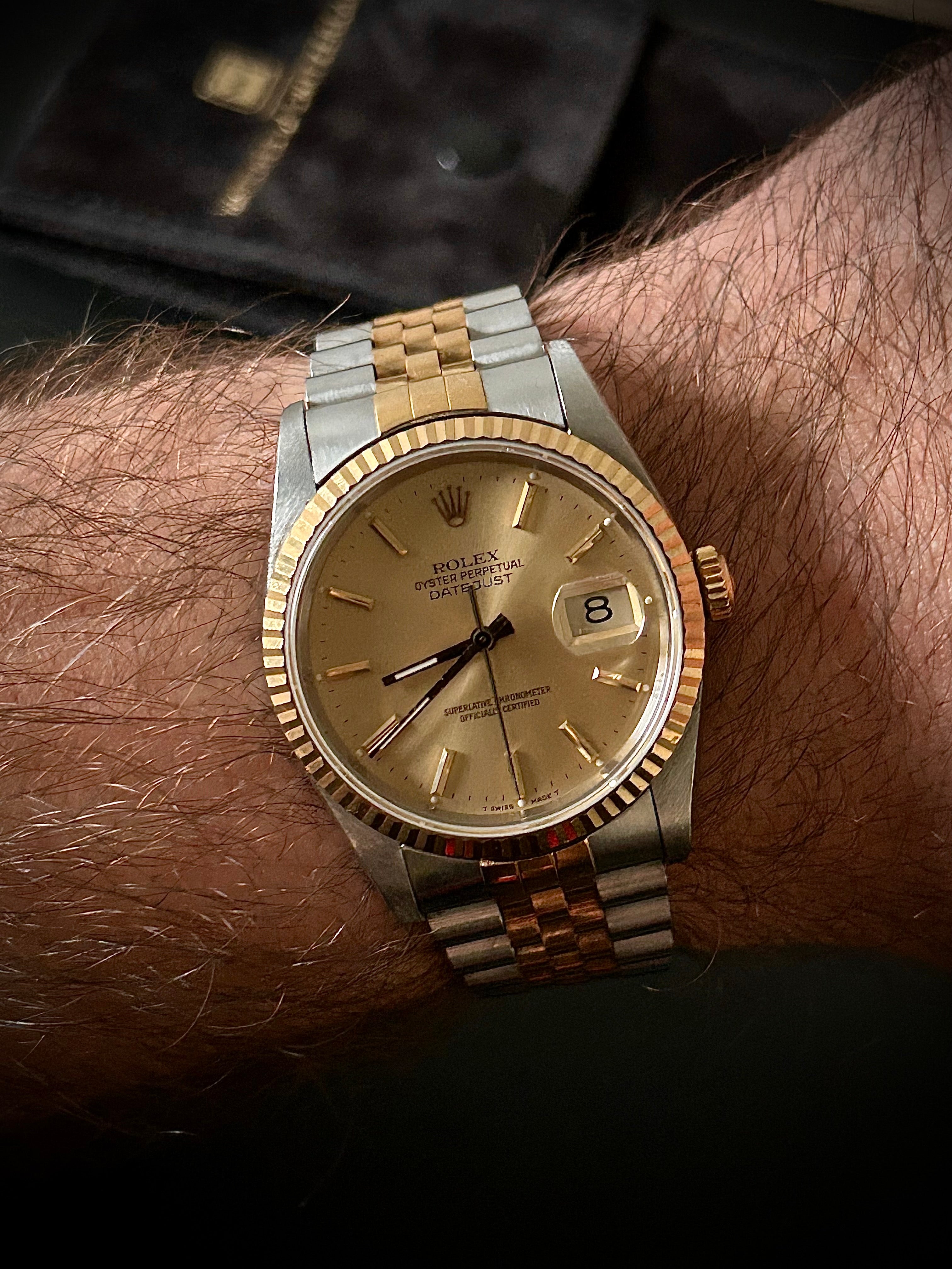 1989 ROLEX DATEJUST, 16233, WATCH ONLY, INC GST