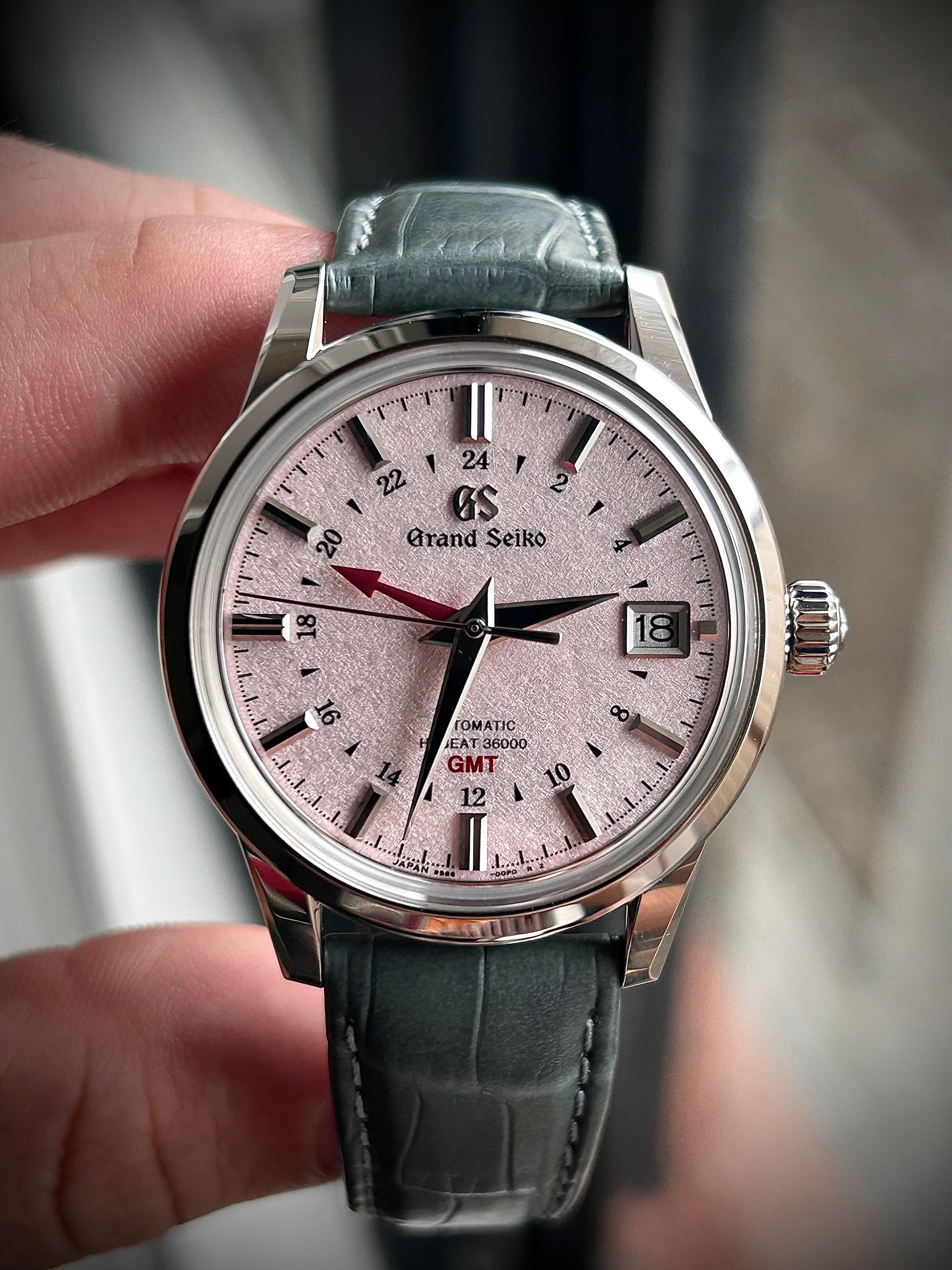 2022 GRAND SEIKO PINK FLANNEL FLOWER, 1 OF 50, SBGJ269, FULL SET, INC GST