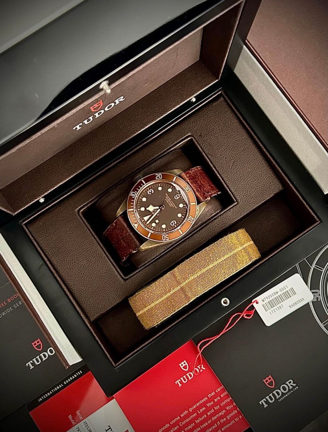 2017 TUDOR BLACK BAY BRONZE, 79250BM, FULL SET, INC GST