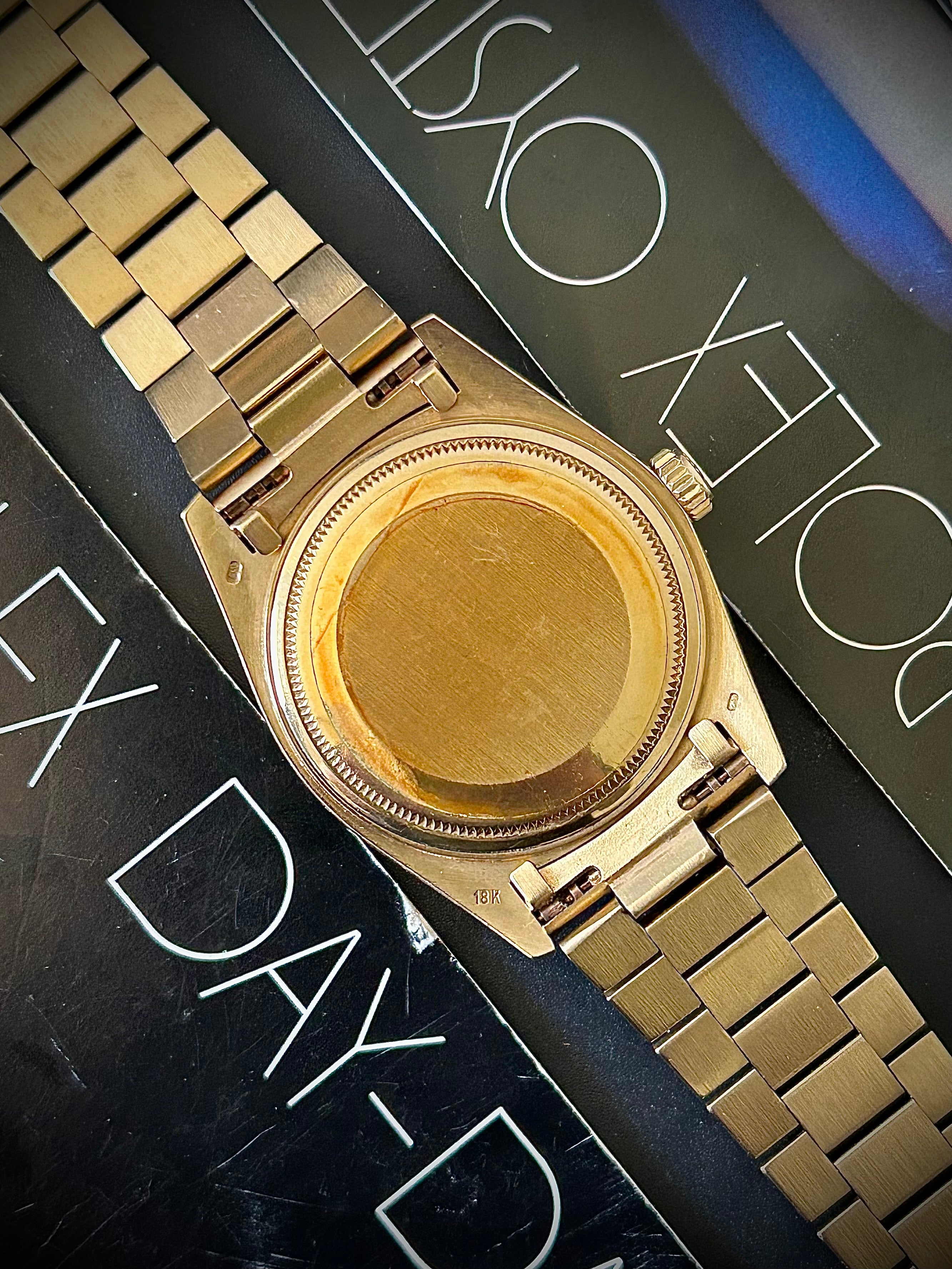 1982 ROLEX DAY-DATE, 18038, BOX AND PAPERS, INC GST