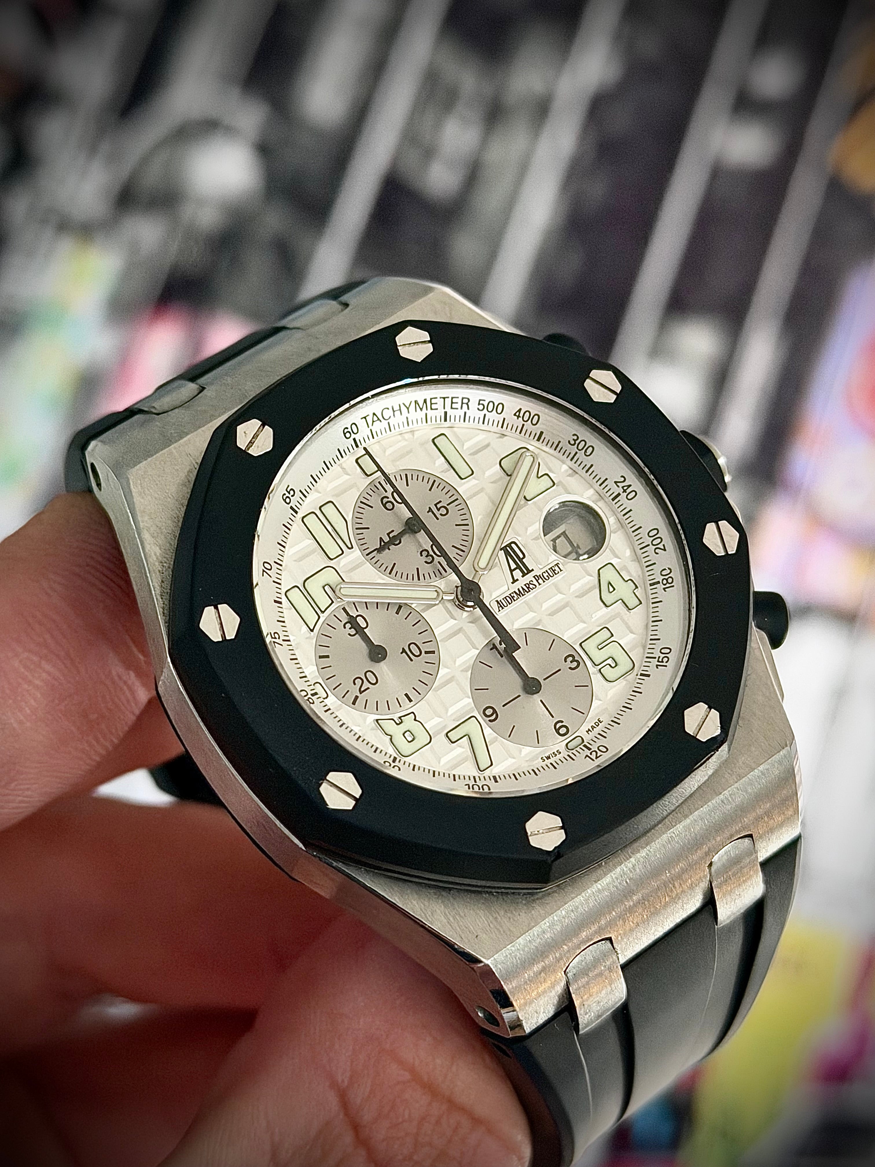 2003 AUDEMARS PIGUET ROYAL OAK OFFSHORE, 25940SK.00.D002CA.01.A, WATCH & AP SERVICE QUOTE, INC GST