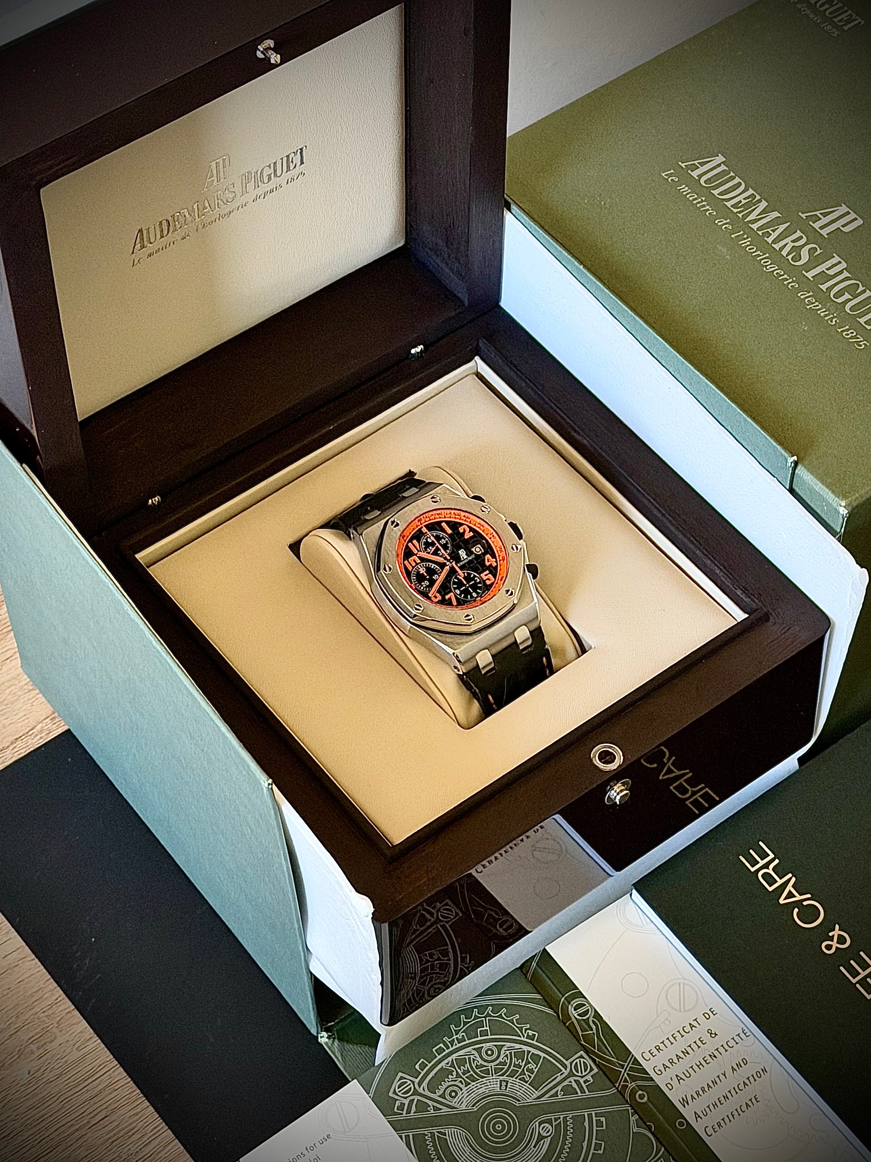 2010 AUDEMARS PIGUET ROYAL OAK OFFSHORE “VOLCANO”, 26170ST.OO.D101CR.01, FULL SET, INC GST