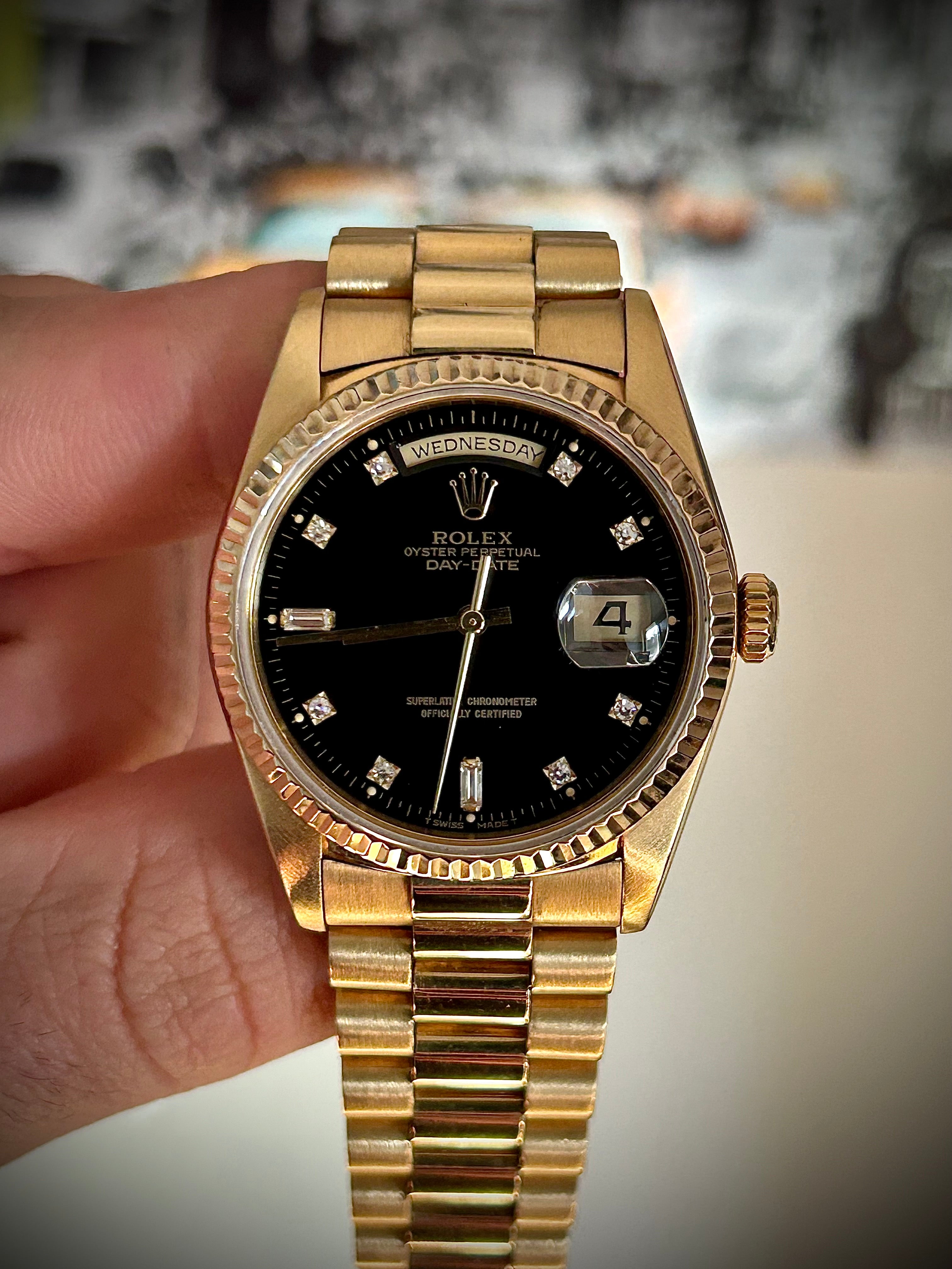 1990 ROLEX DAY DATE PRESIDENT, 18238, WATCH ONLY, INC GST