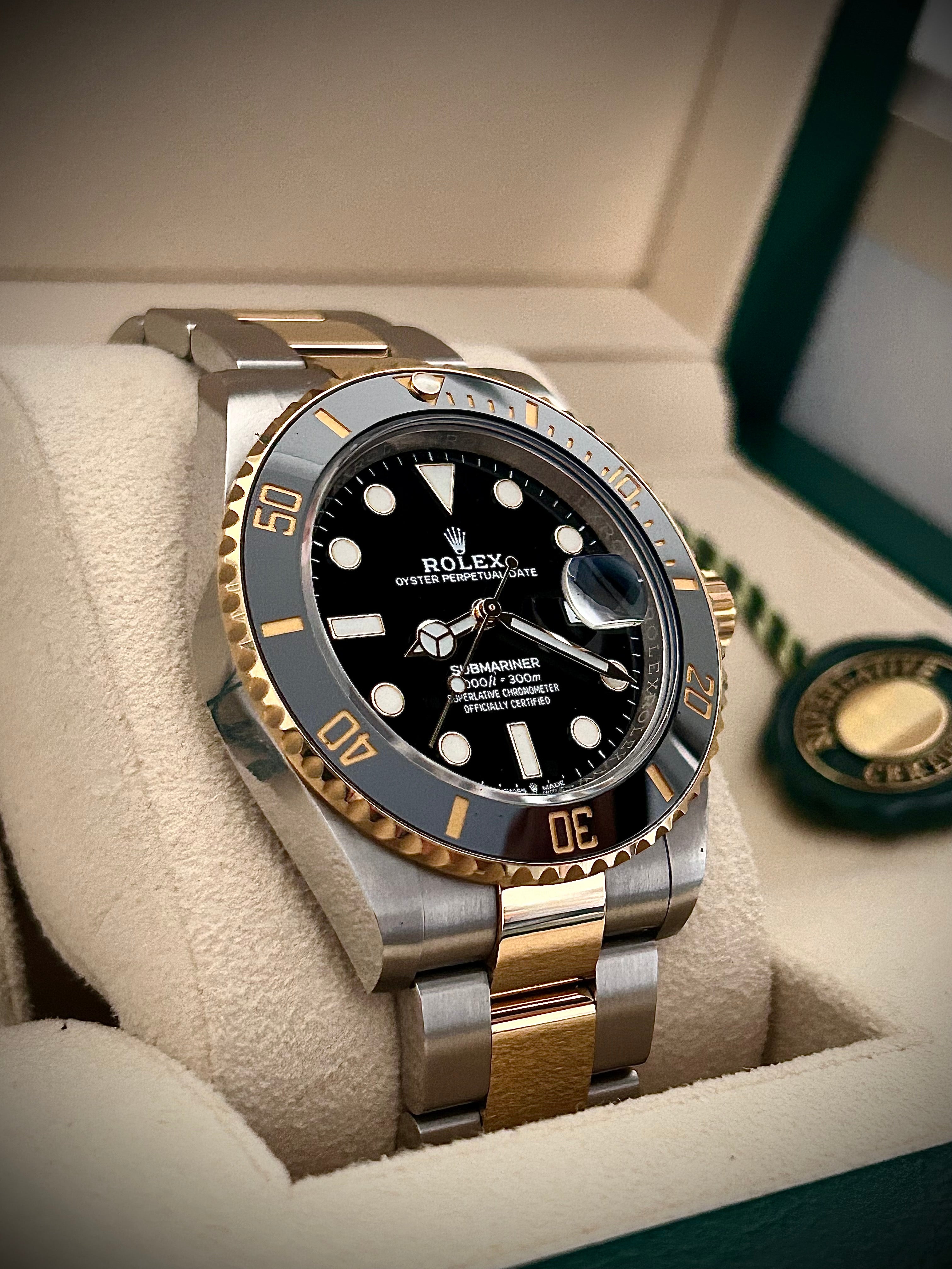 2021 ROLEX SUBMARINER DATE TWO TONE, 126613LN, FULL SET, INC GST