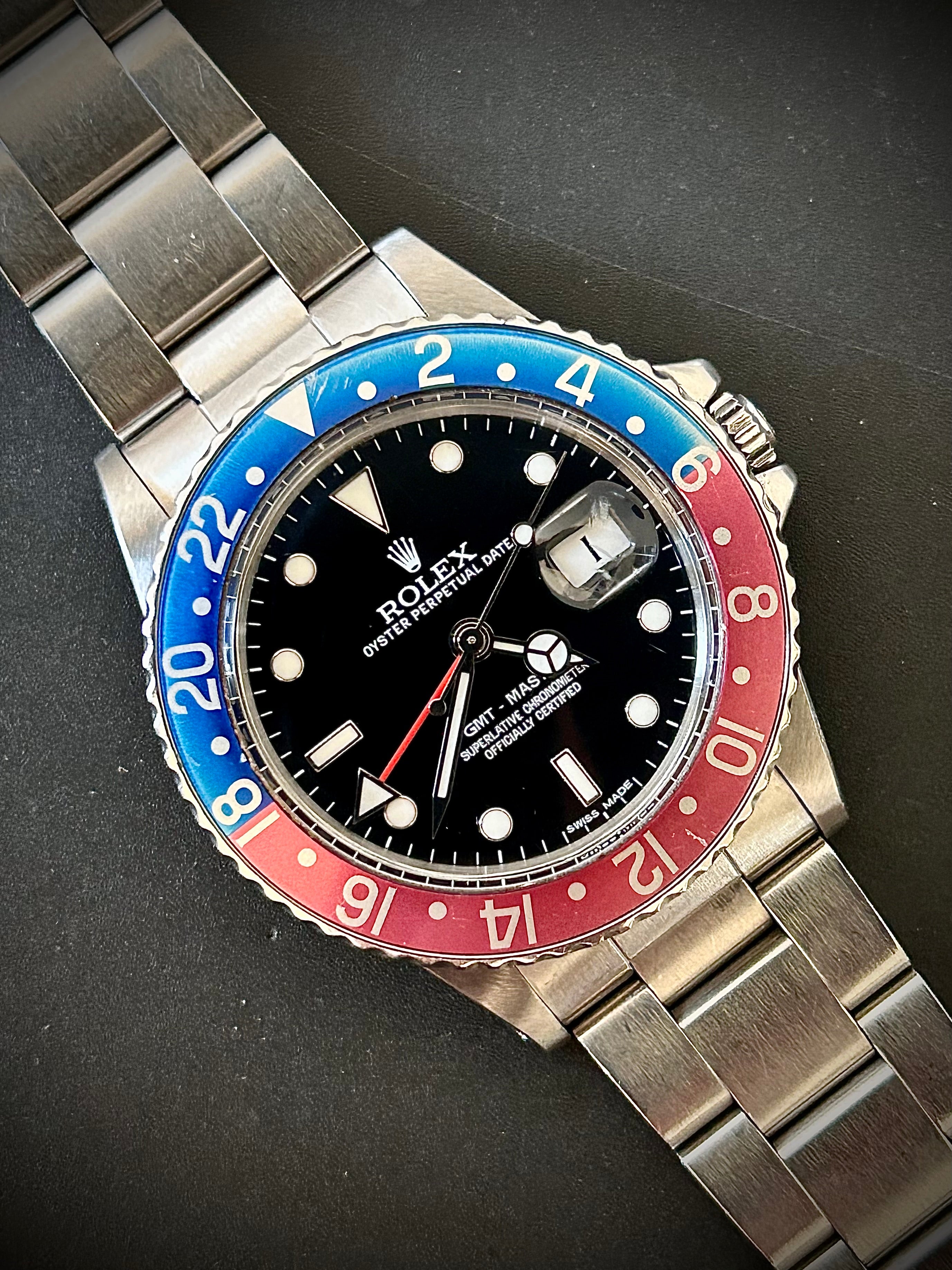 1983 ROLEX GMT-MASTER, PEPSI, 16750, WATCH ONLY, INC GST