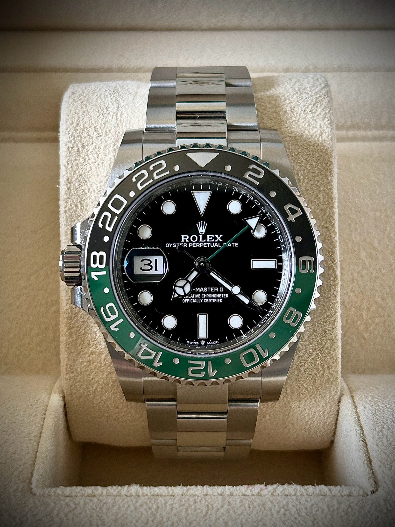 2024 ROLEX GMT-MASTER II “SPRITE”, FULL SET, INC GST