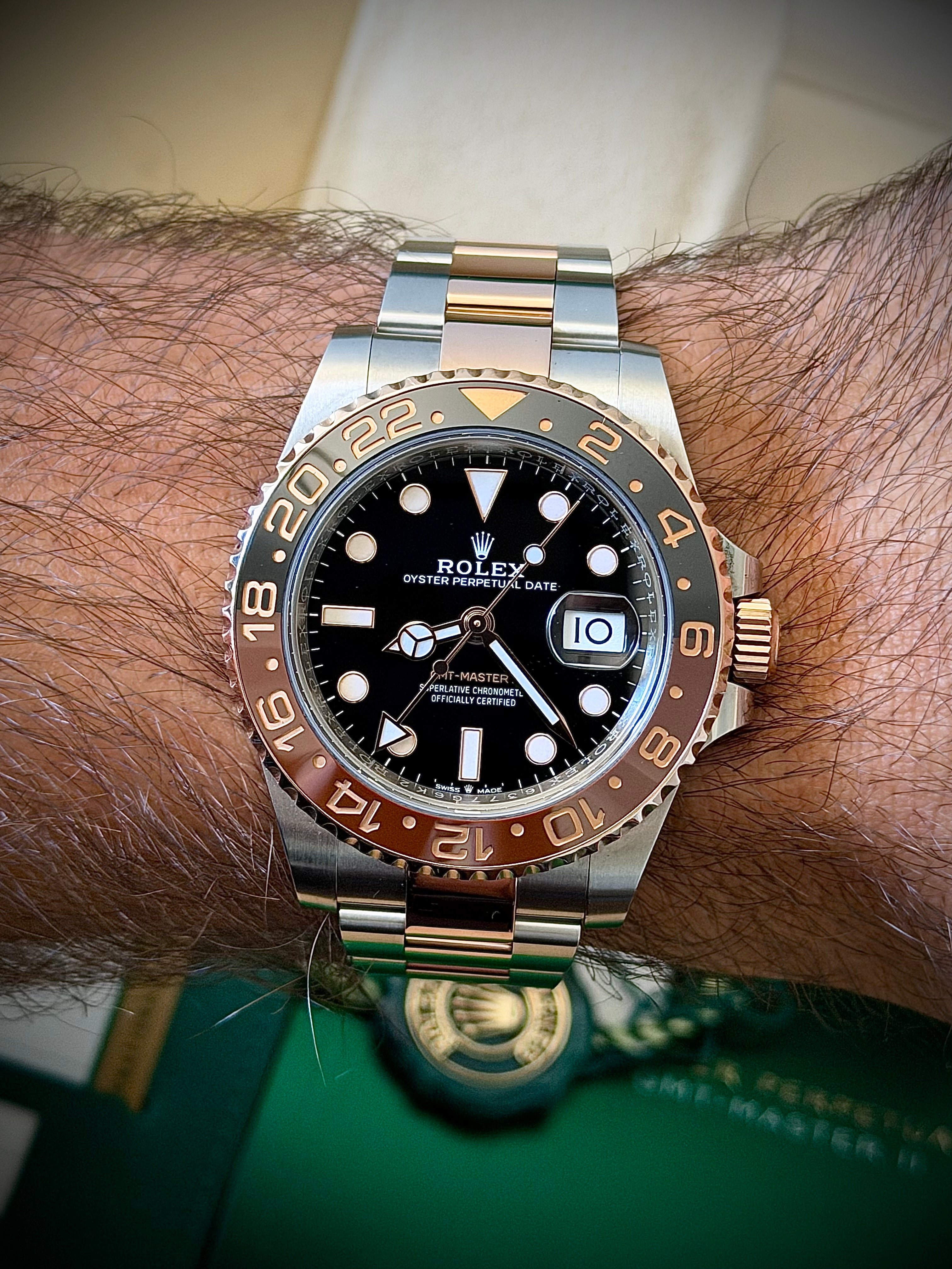 2020 ROLEX GMT MASTER II, ROOTBEER, 126711CHNR, FULL SET, INC GST