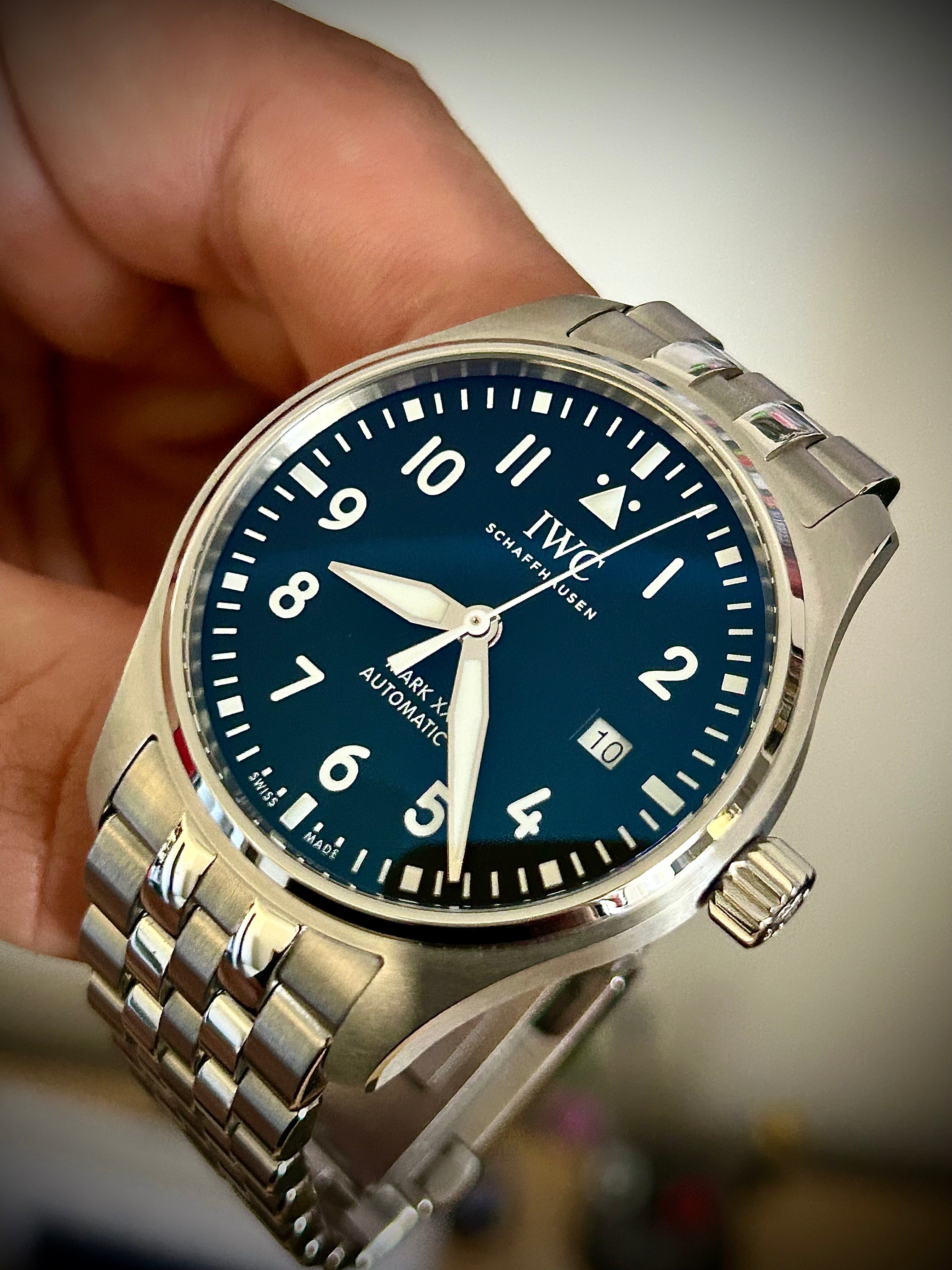 2025 IWC PILOTS WATCH MARK XX, BLACK DIAL, IW328202, FULL SET, INC GST