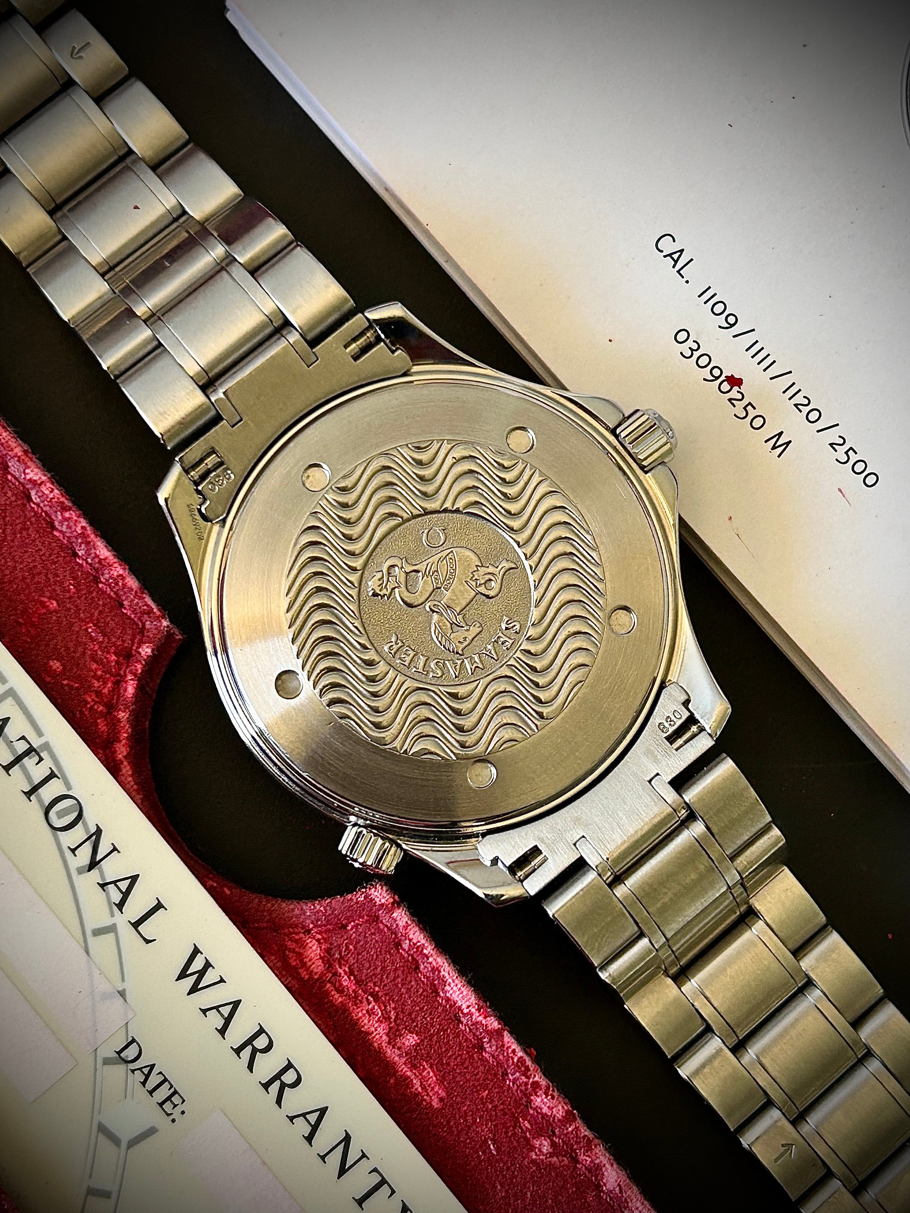 2006 OMEGA SEAMASTER 300, 2230.50, FULLY SERVICED, FULL SET, INC GST