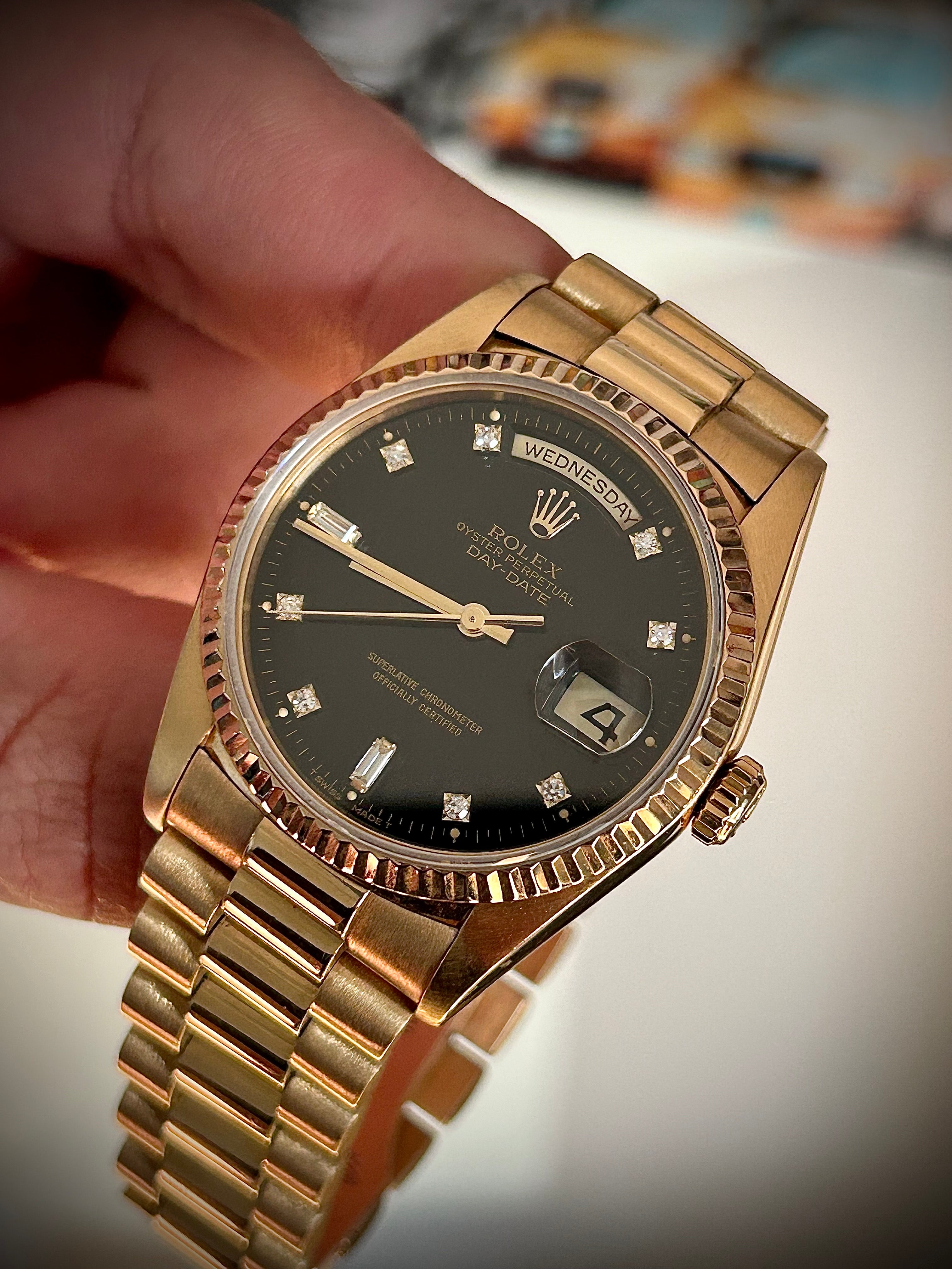 1990 ROLEX DAY DATE PRESIDENT, 18238, WATCH ONLY, INC GST