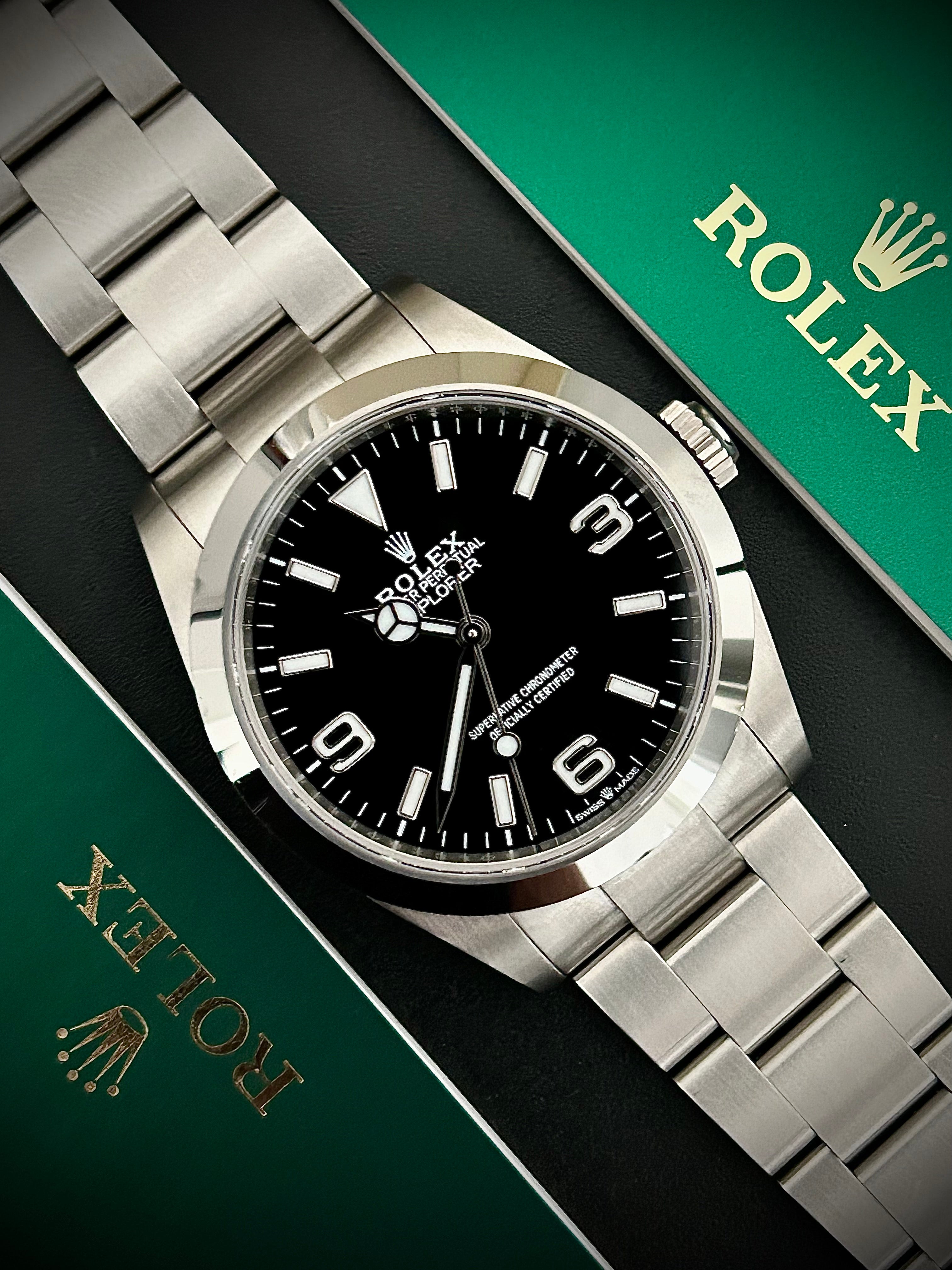 2024 ROLEX EXPLORER, 224270, FULL SET, INC GST