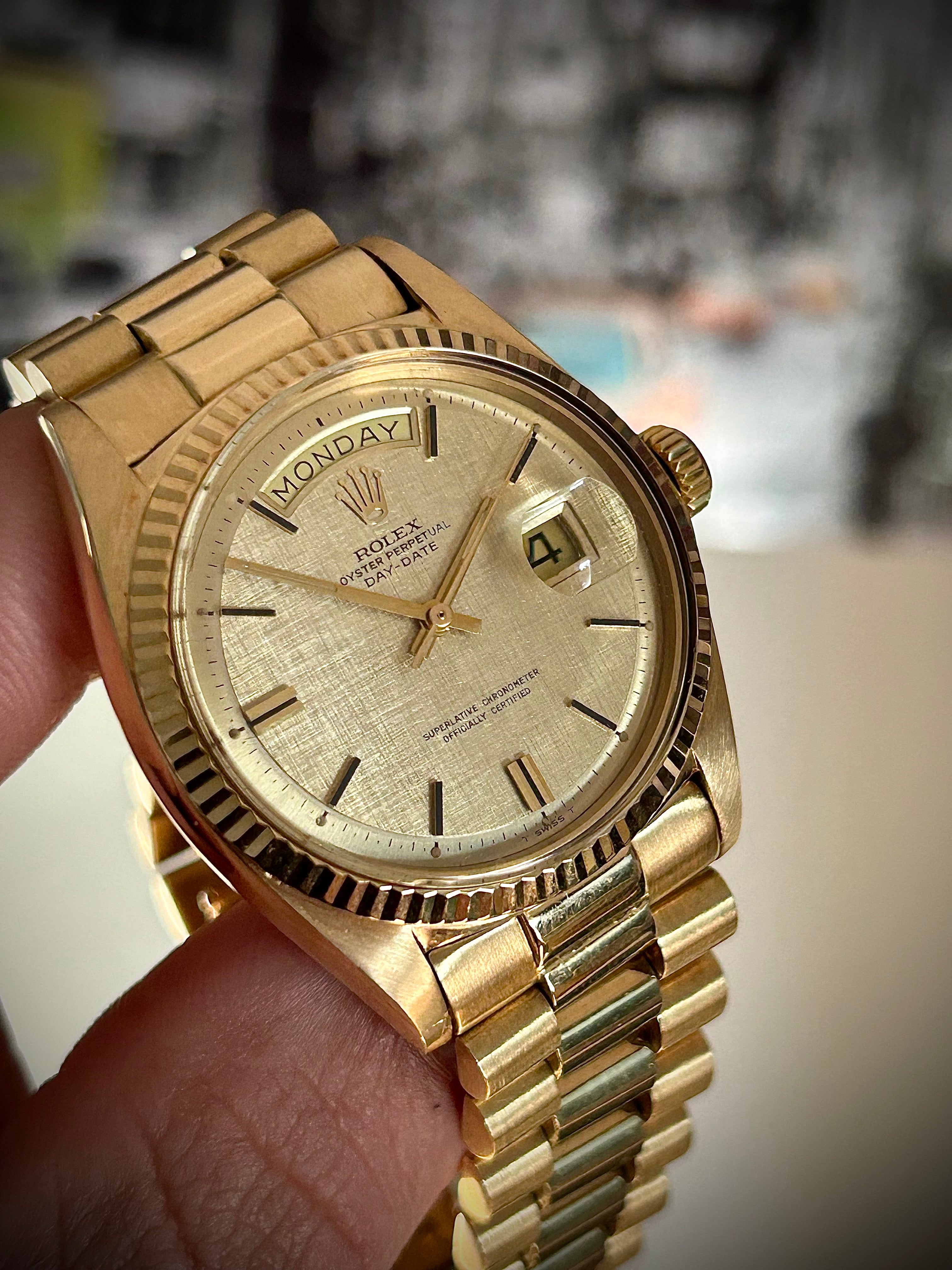 1971 ROLEX DAY DATE PRESIDENT, 1803, WATCH ONLY, INC GST