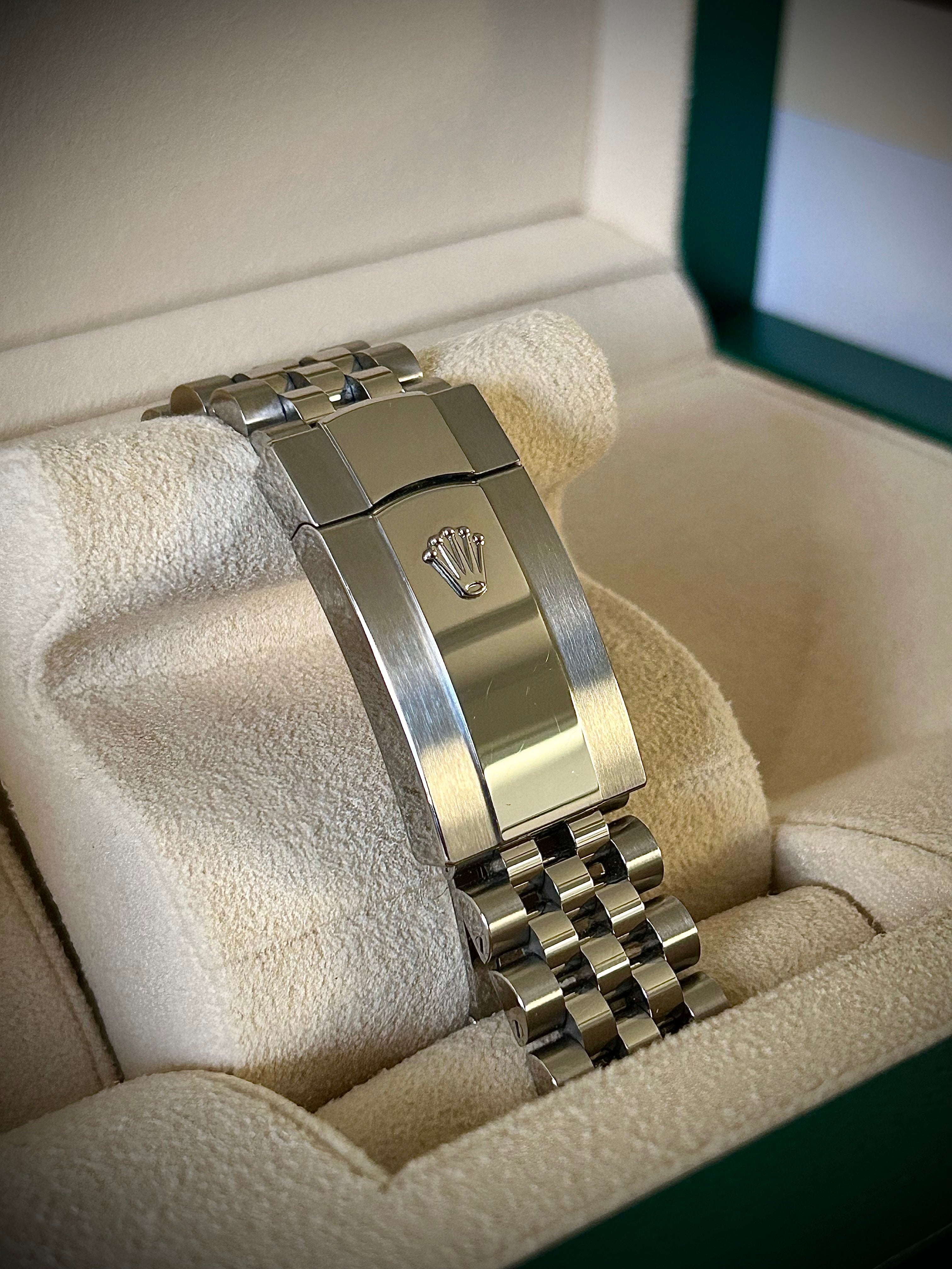 2025 ROLEX DATEJUST 36, BLUE DIAL, 126234, FULL SET, INC GST