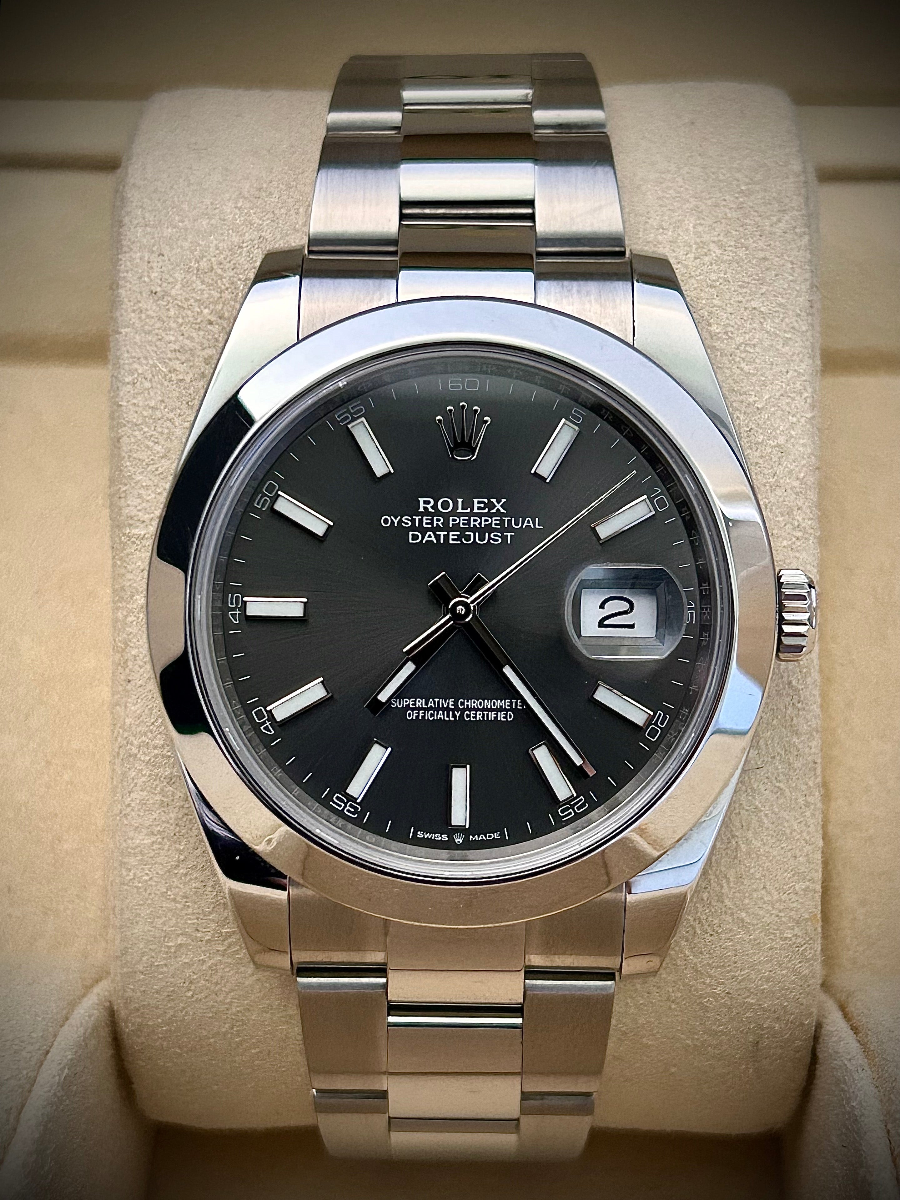 2020 ROLEX DATEJUST 41, 126300, FULL SET, INC GST