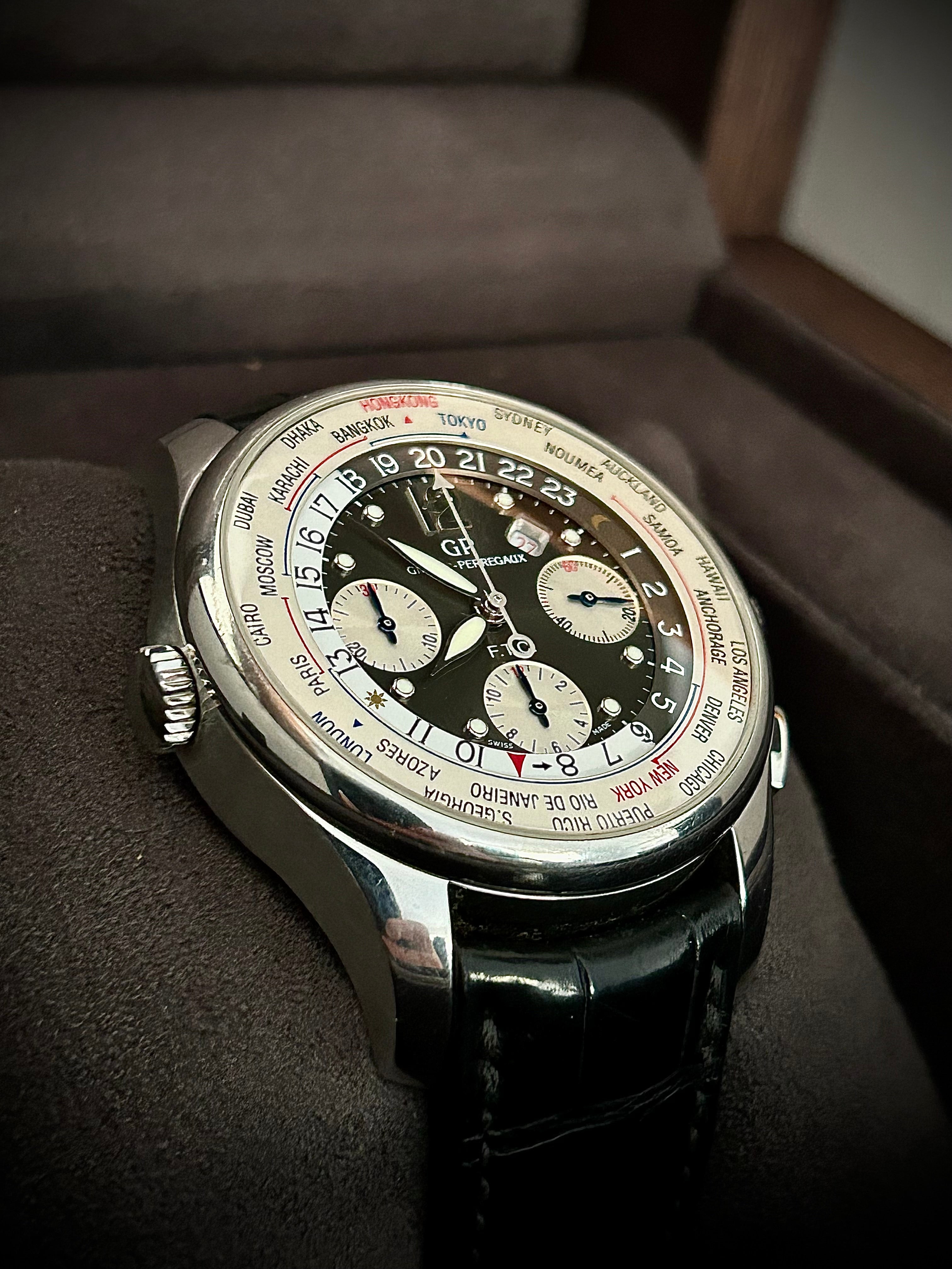 GIRARD PERREGAUX WW.TC, FTC, FULL SET, INC GST