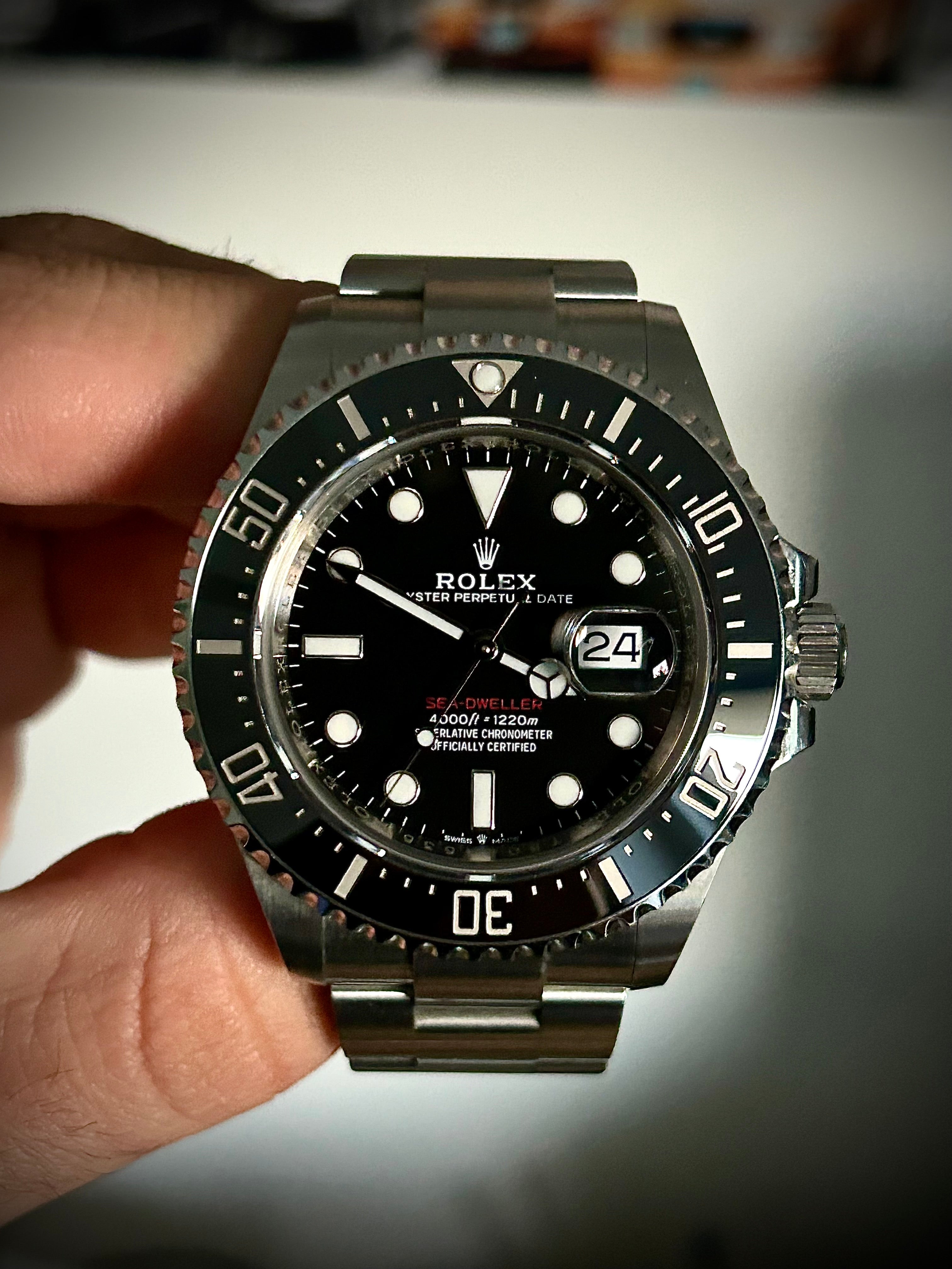 2020 ROLEX SEA DWELLER, 126600, BOX AND PAPERS, INC GST