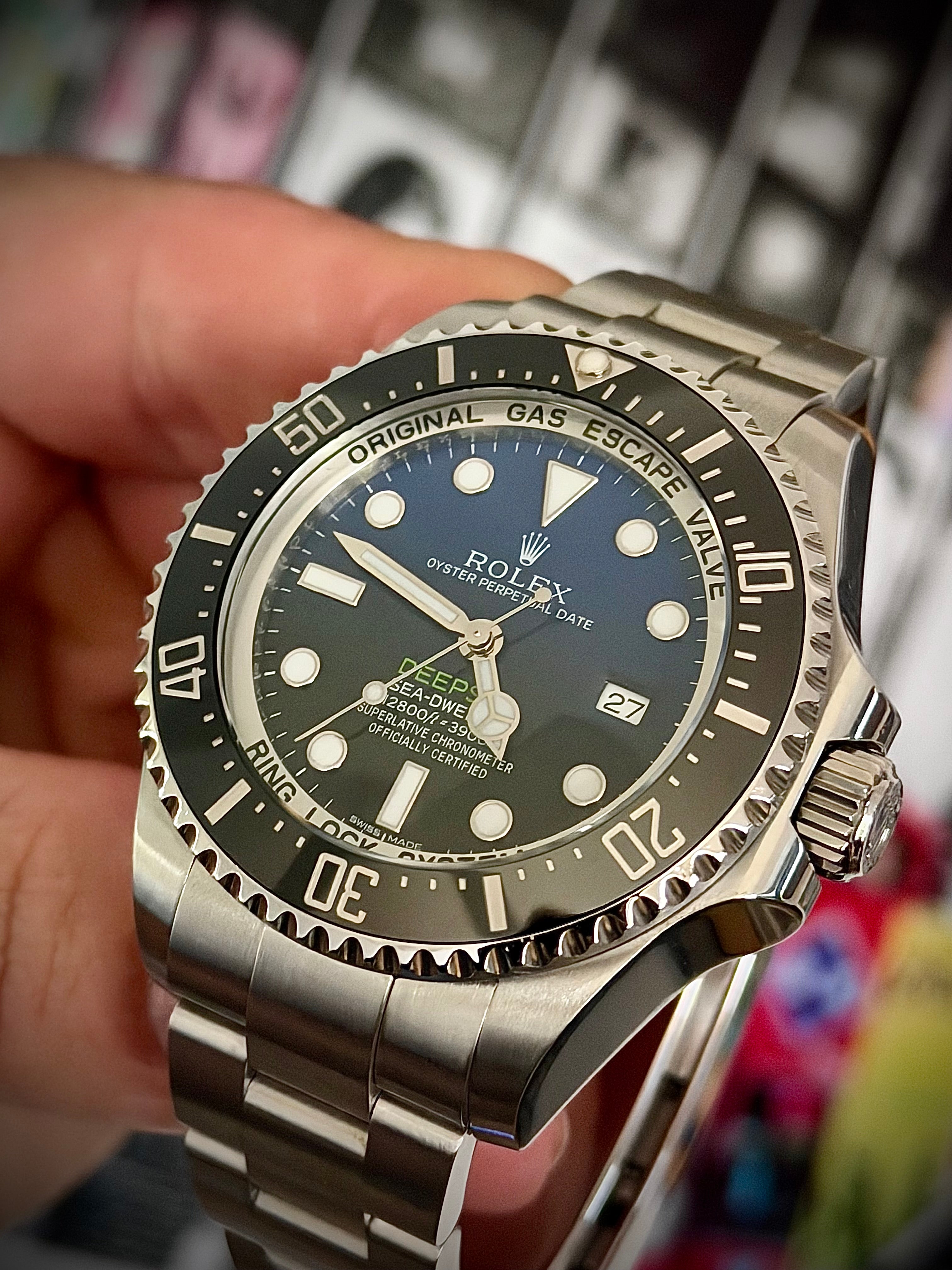 2017 ROLEX SEA-DWELLER DEEPSEA “JAMES CAMERON”, 116660, BOX AND PAPERS, INC GST