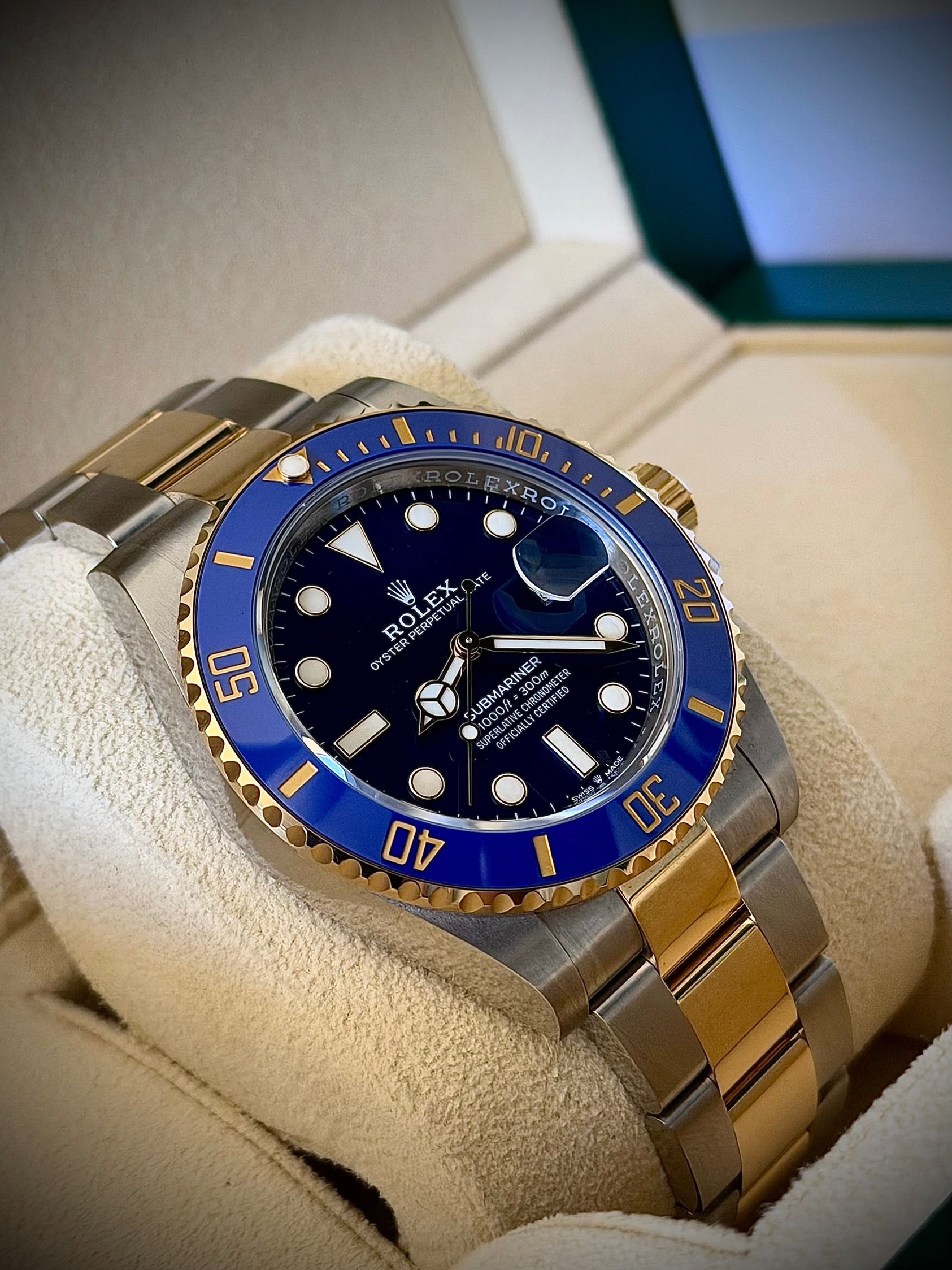 2024 ROLEX SUBMARINER BLUESY 126613LB, FULL SET, INC GST