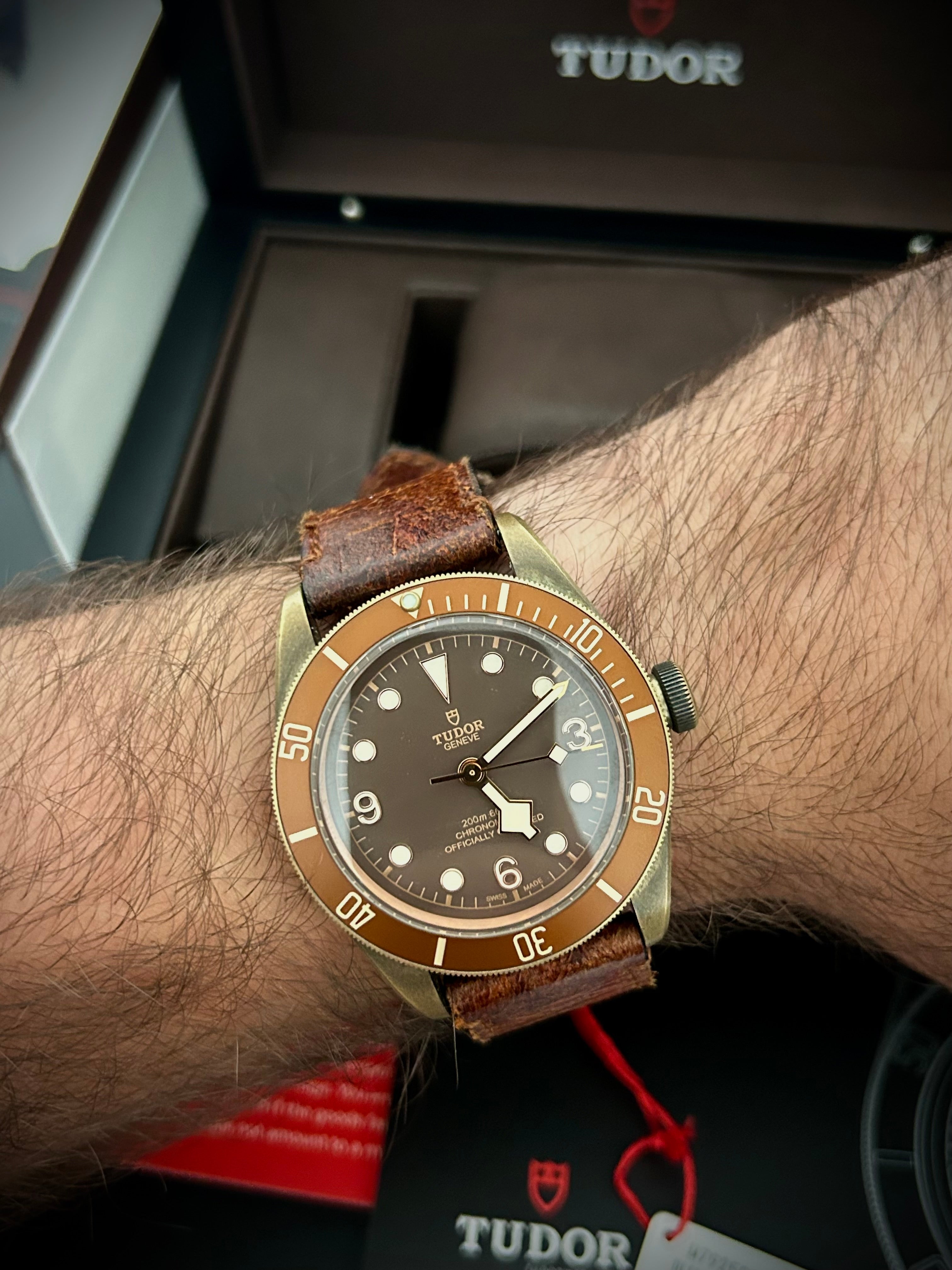 2017 TUDOR BLACK BAY BRONZE, FULL SET, INC GST