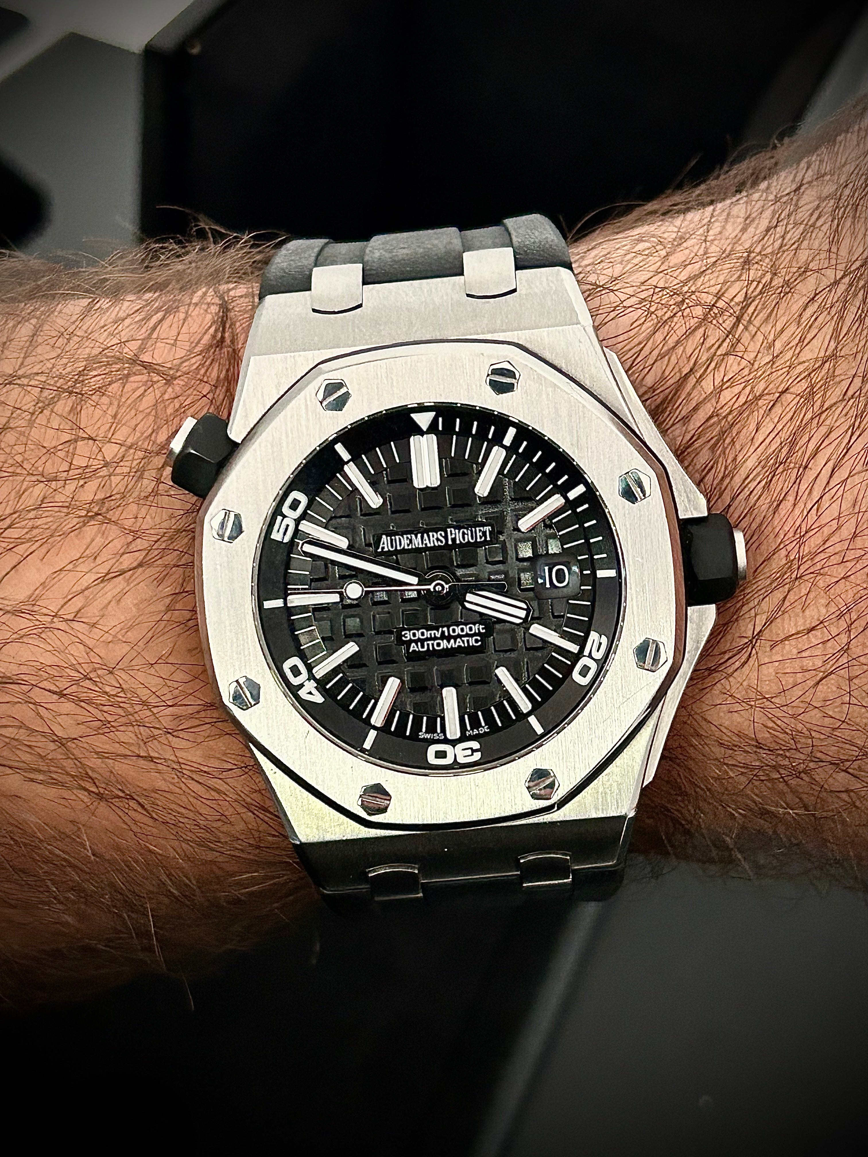 2011 AUDEMARS PIGUET ROYAL OAK OFFSHORE DIVER, 15703ST, INC GST