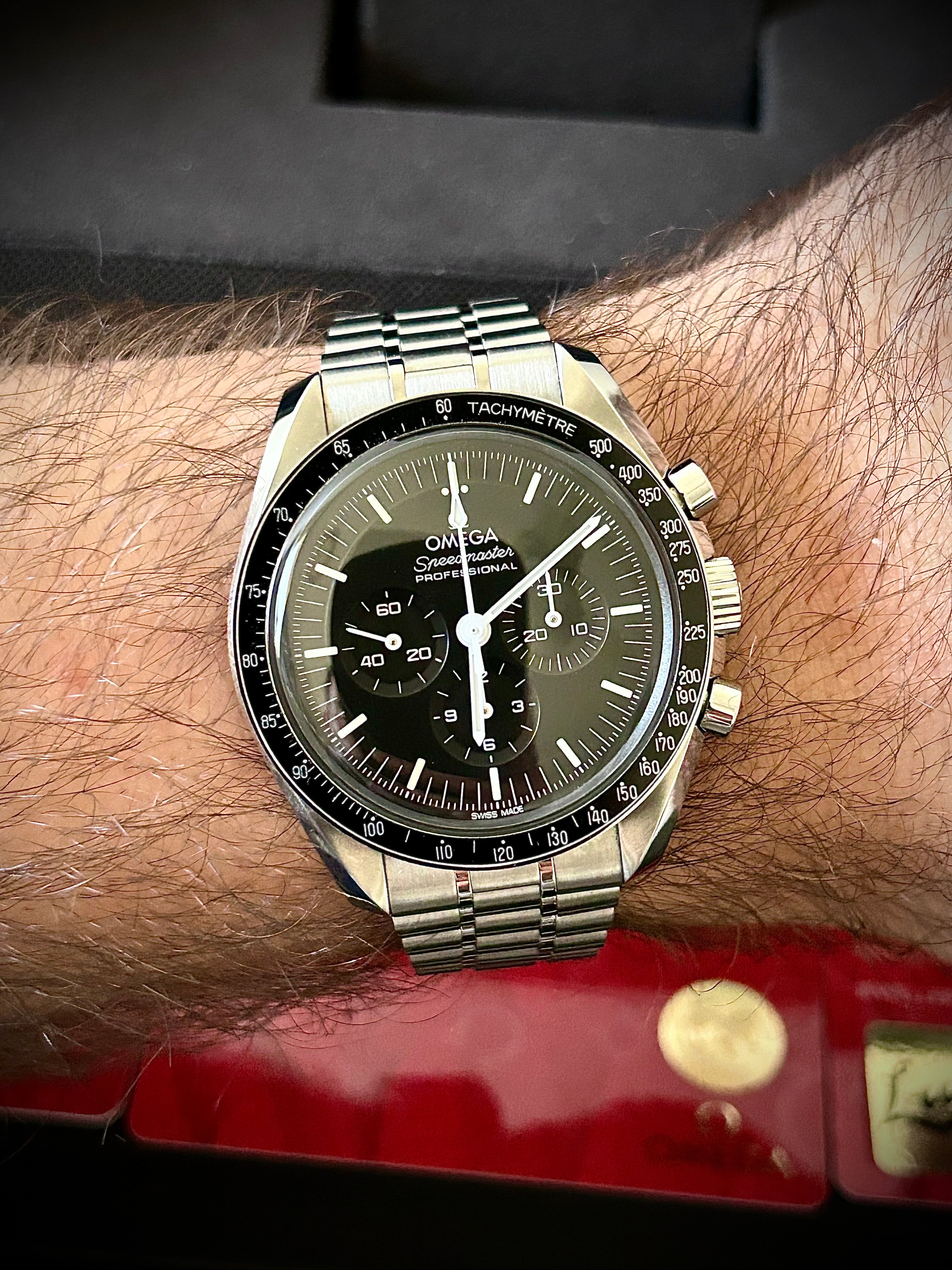 2024 OMEGA SPEEDMASTER PROFESSIONAL, HESALITE, FULL SET, INC GST