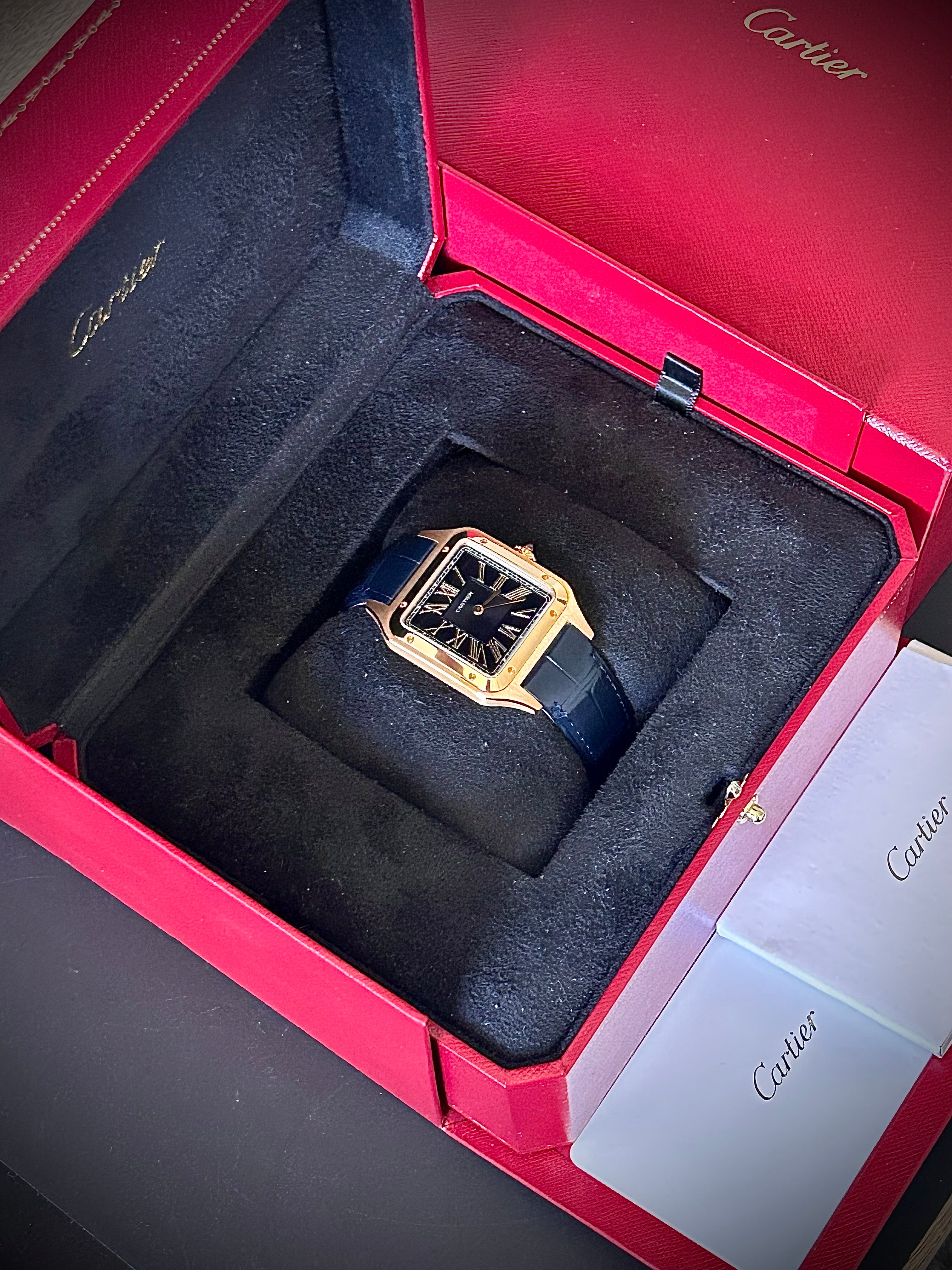 2023 CARTIER SANTOS-DUMONT WGSA0077, BOX AND PAPERS, INC GST