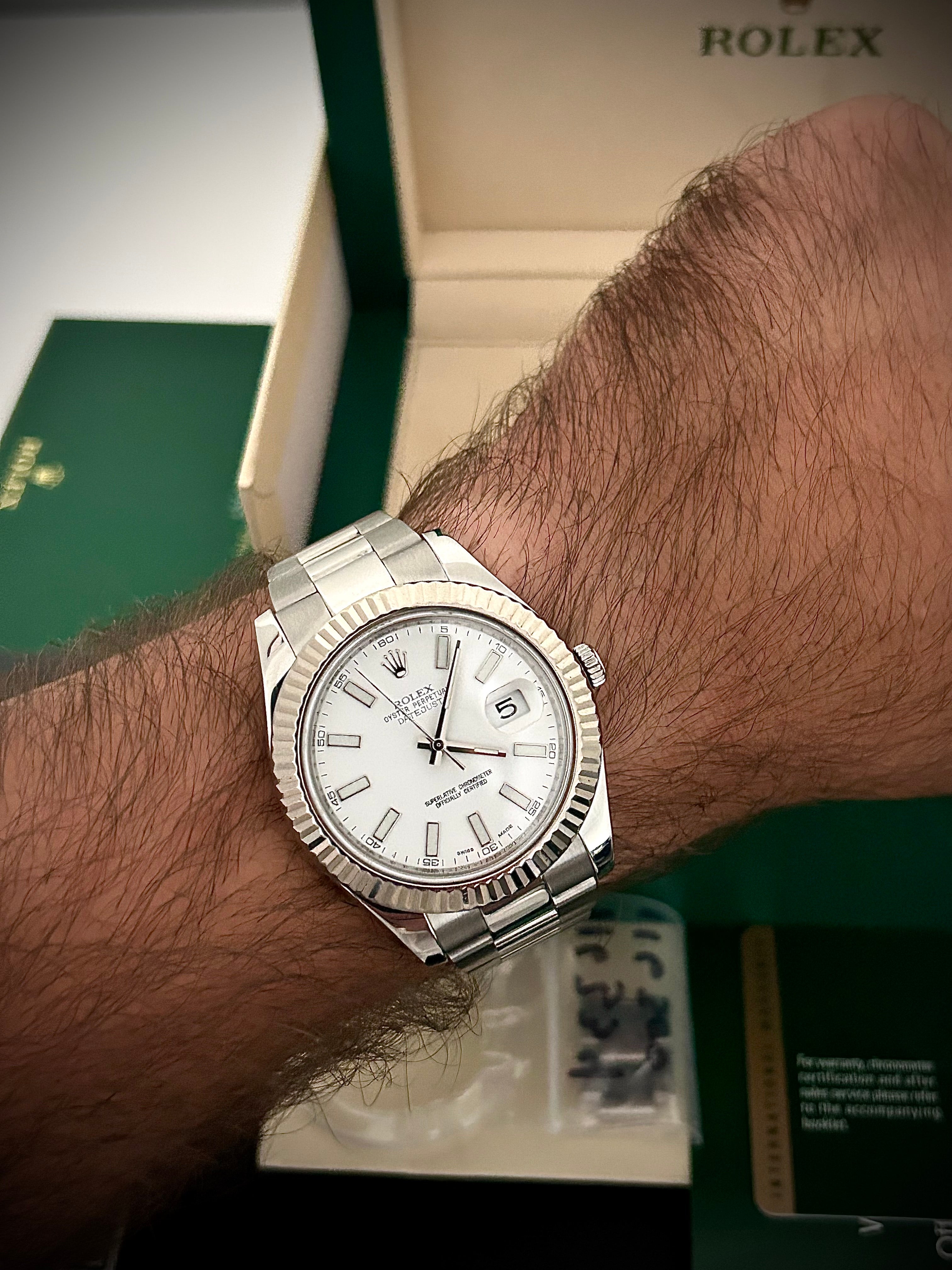 2015 ROLEX DATE JUST II, 116334, FULL SET, INC GST