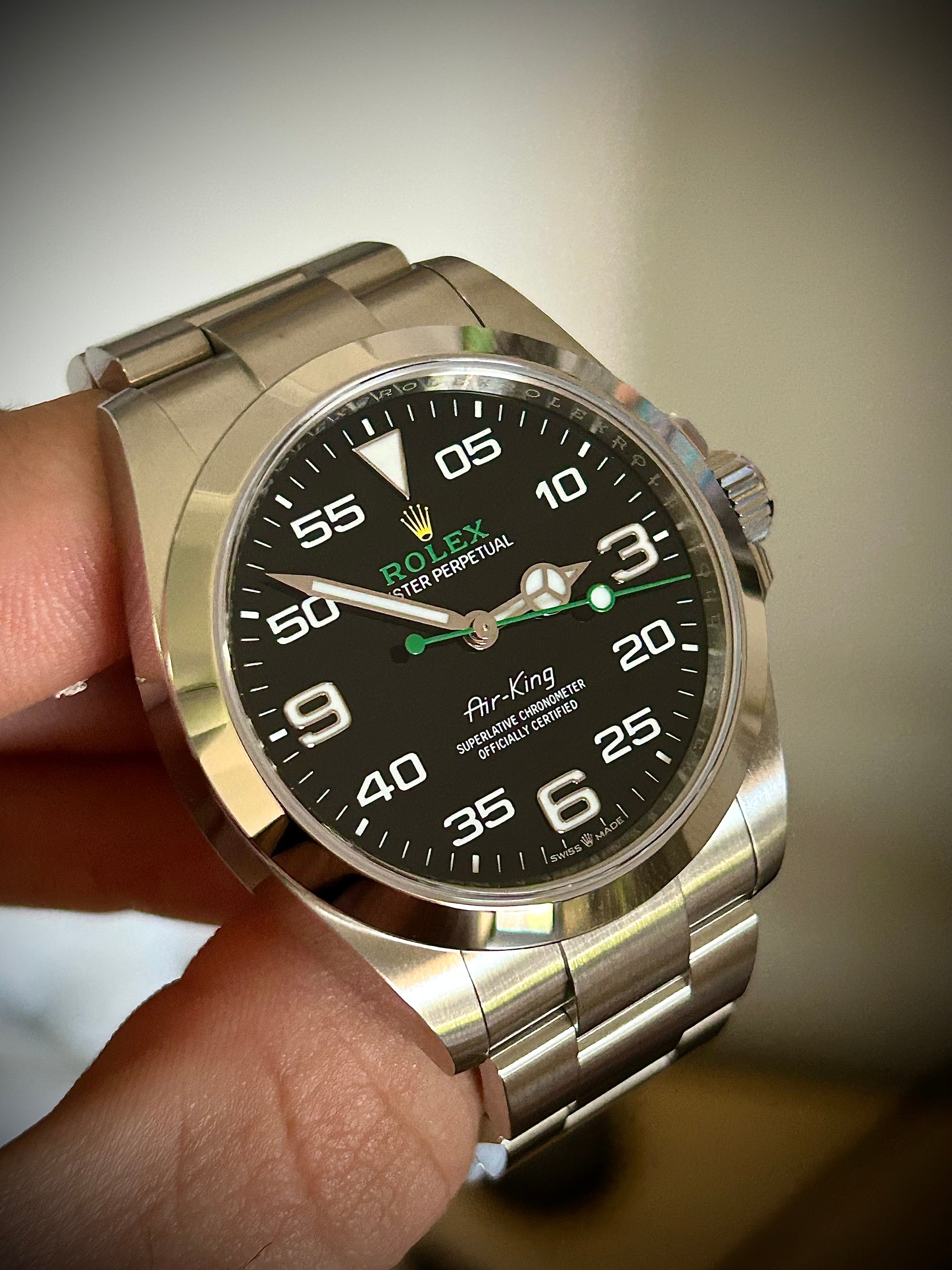 2023 ROLEX AIR KING, 126900, FULL SET, INC GST