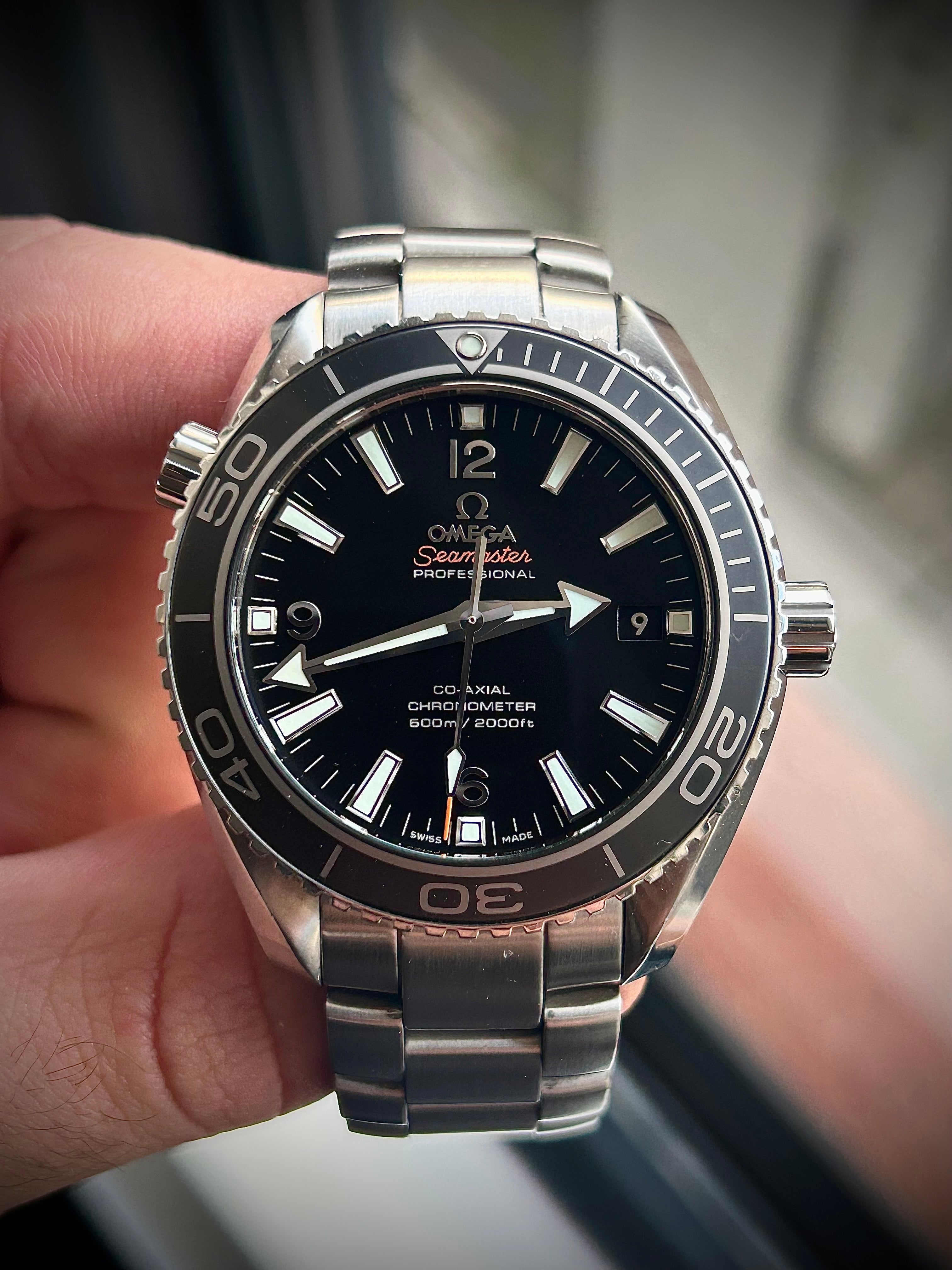 2012 OMEGA SEAMASTER PLANET OCEAN 600M, 42MM, FULL SET, INC GST