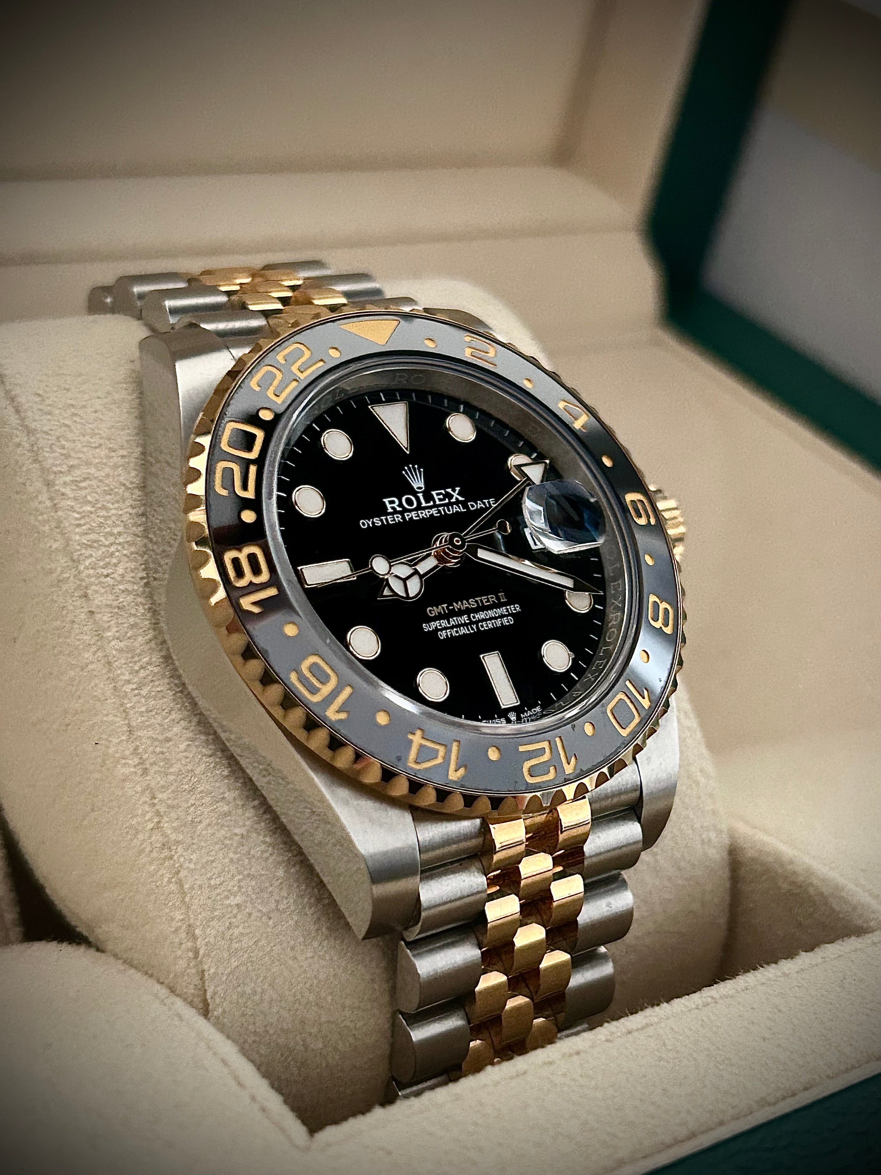 2023 ROLEX GMT MASTER II, ZOMBIE, 126713GRNR, FULL SET, INC GST