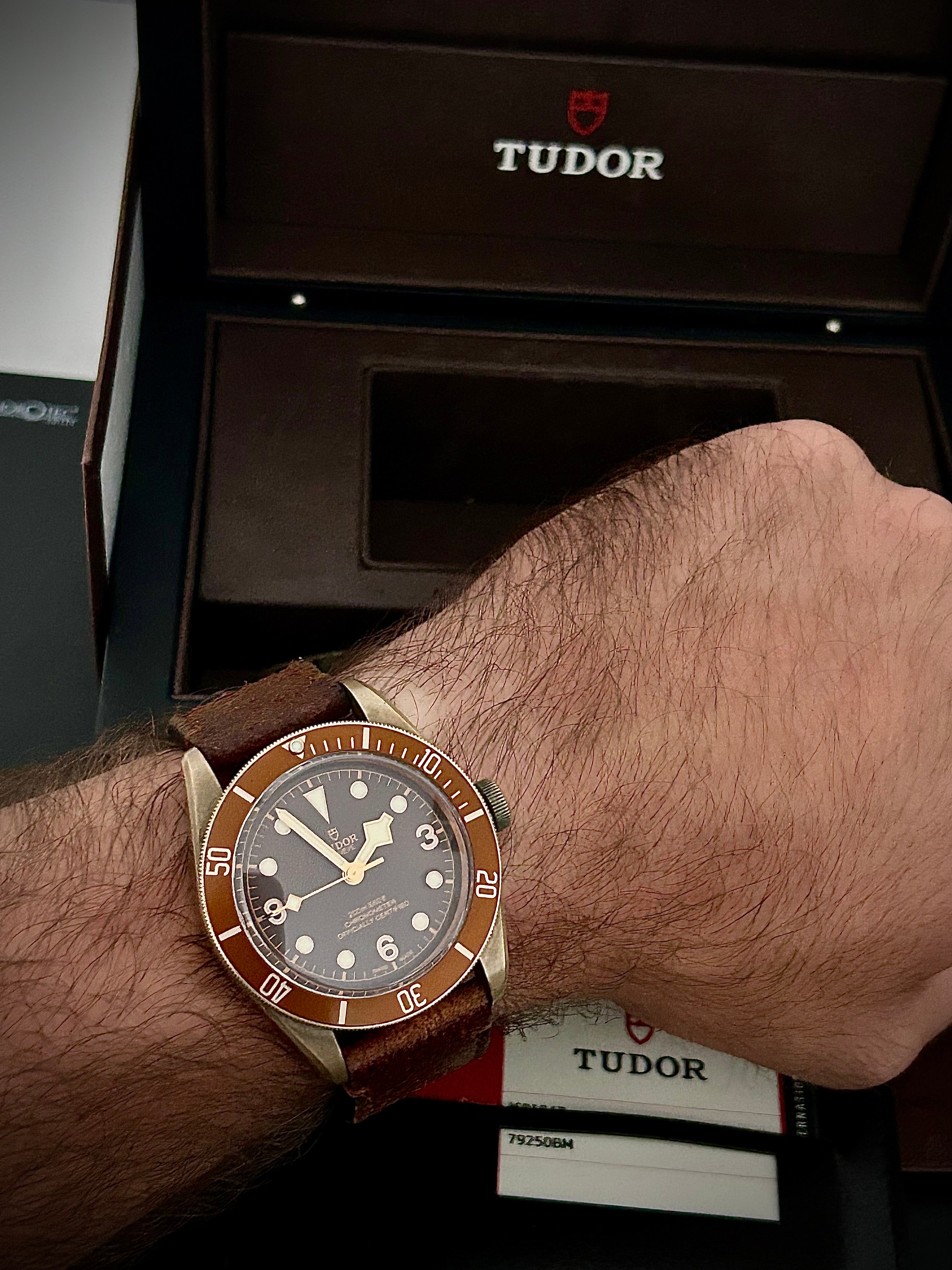 2017 TUDOR BLACK BAY BRONZE, 79250BM, FULL SET, INC GST